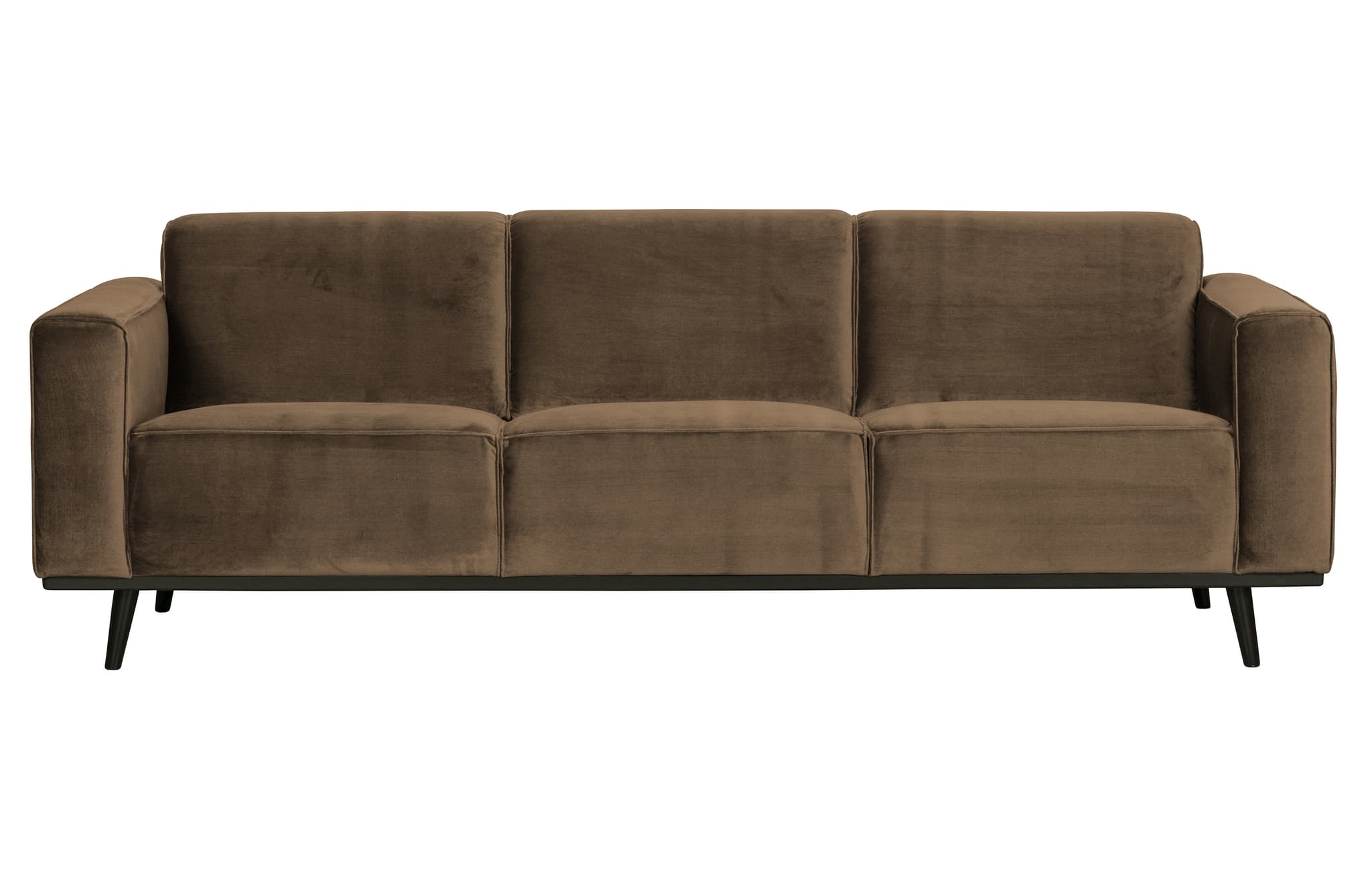 WOOOD Statement 3-sits soffa - taupe sammet