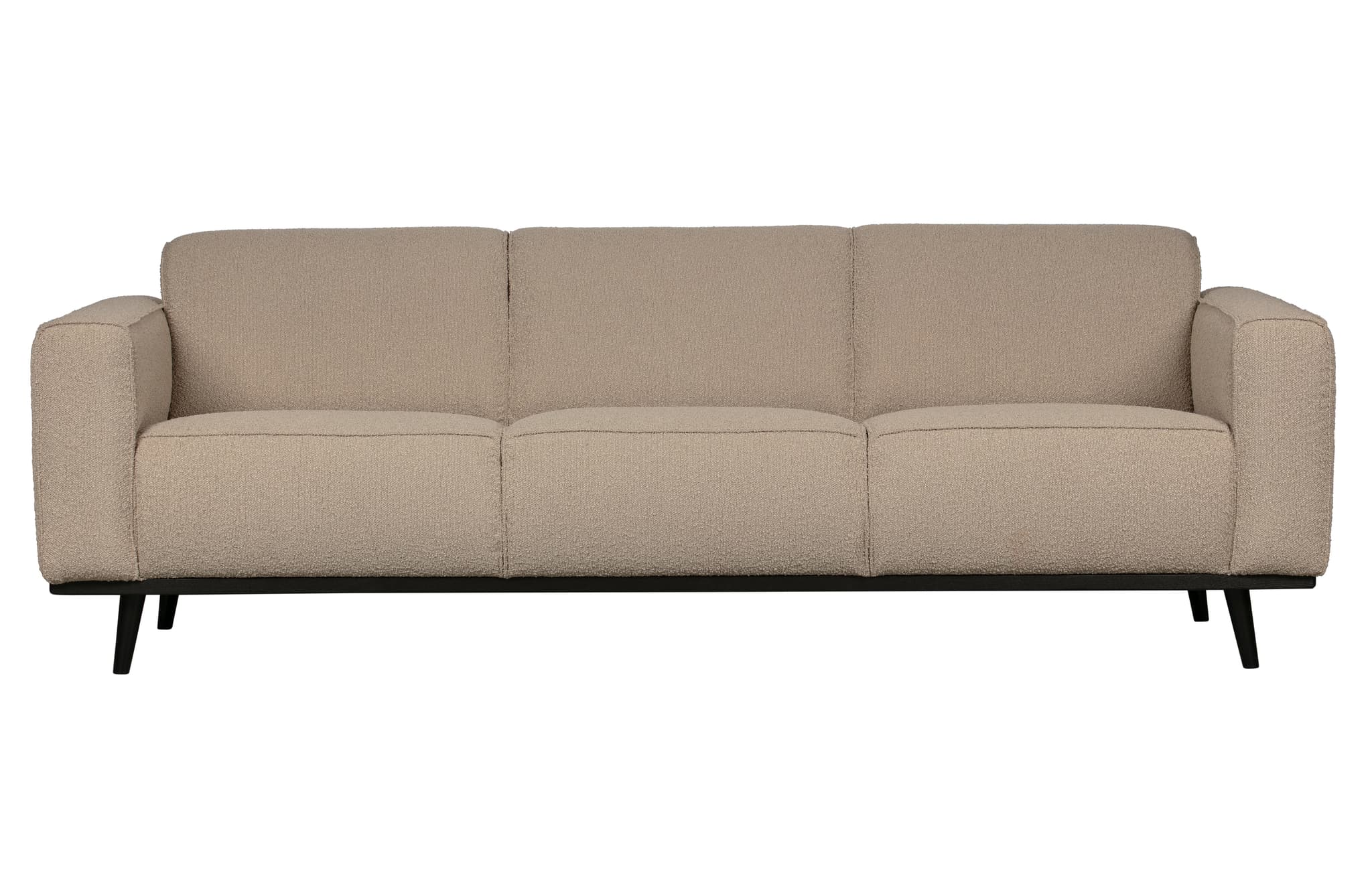 WOOOD Statement 3-sits soffa - beige boucléväv