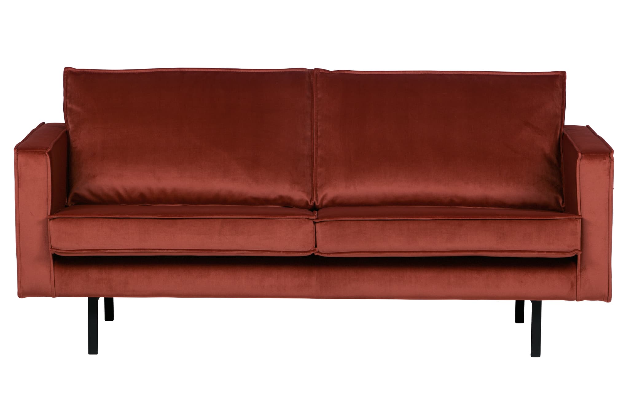 WOOOD Rodeo 2,5 sits soffa - kastanj sammet
