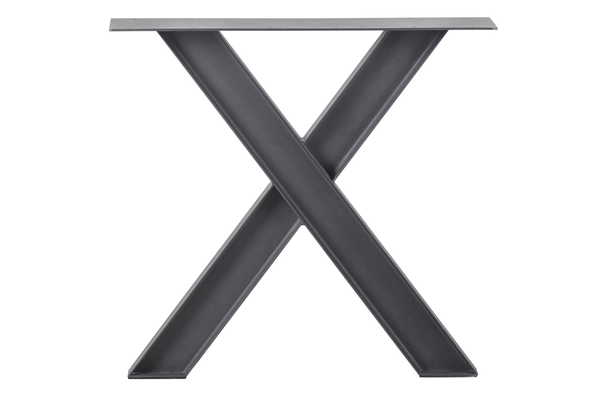WOOOD Tablo Industrial X bordsben till matbord - mattsvart metall