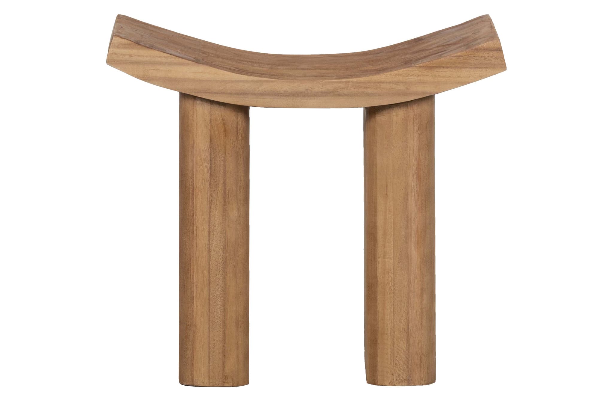 WOOOD Collection pall, rektangulär - naturligt paulownia-trä (50x25)