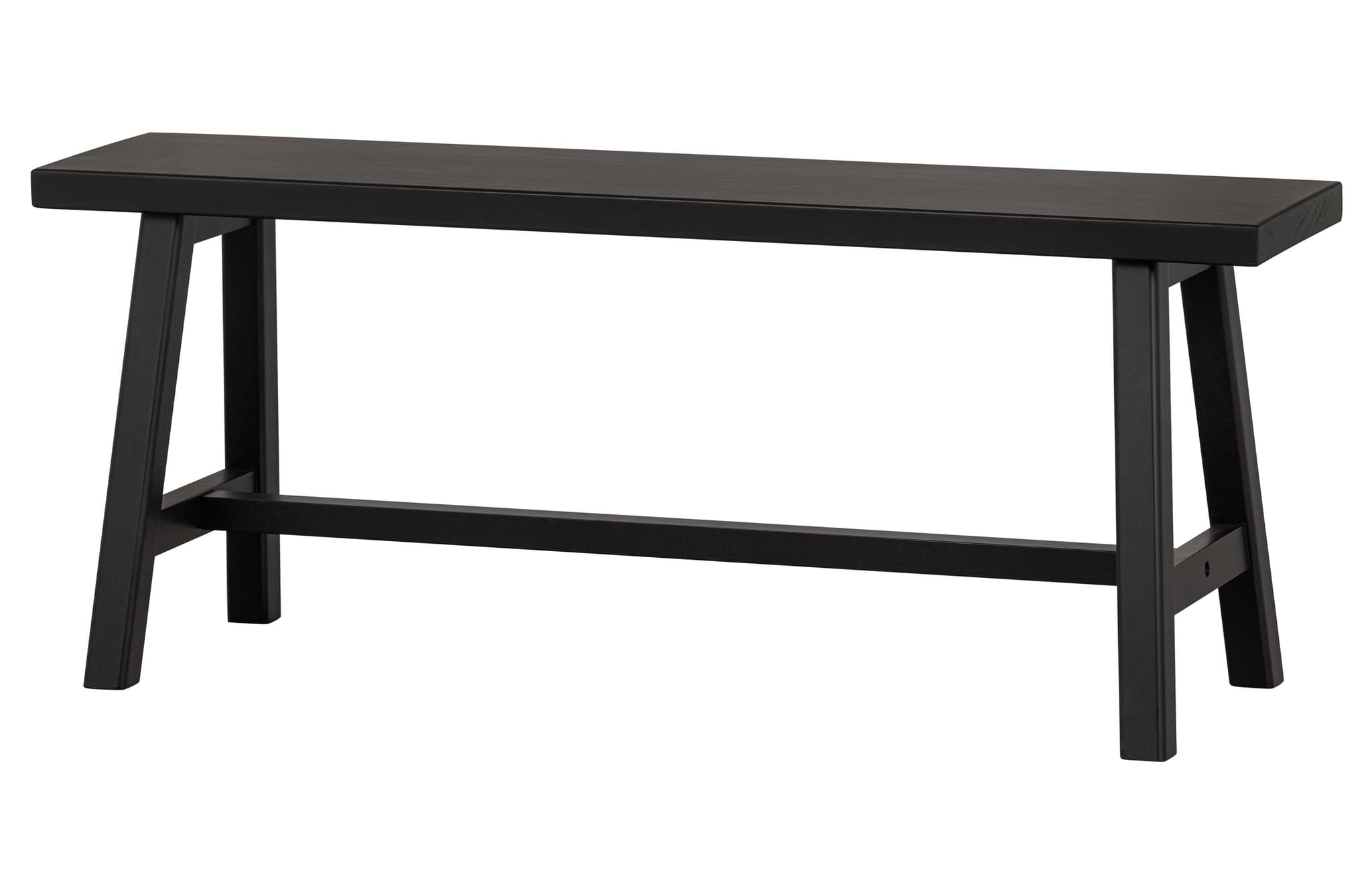 WOOOD EXCLUSIVE Imme-bänk, rektangulär - svart furu (110x35)