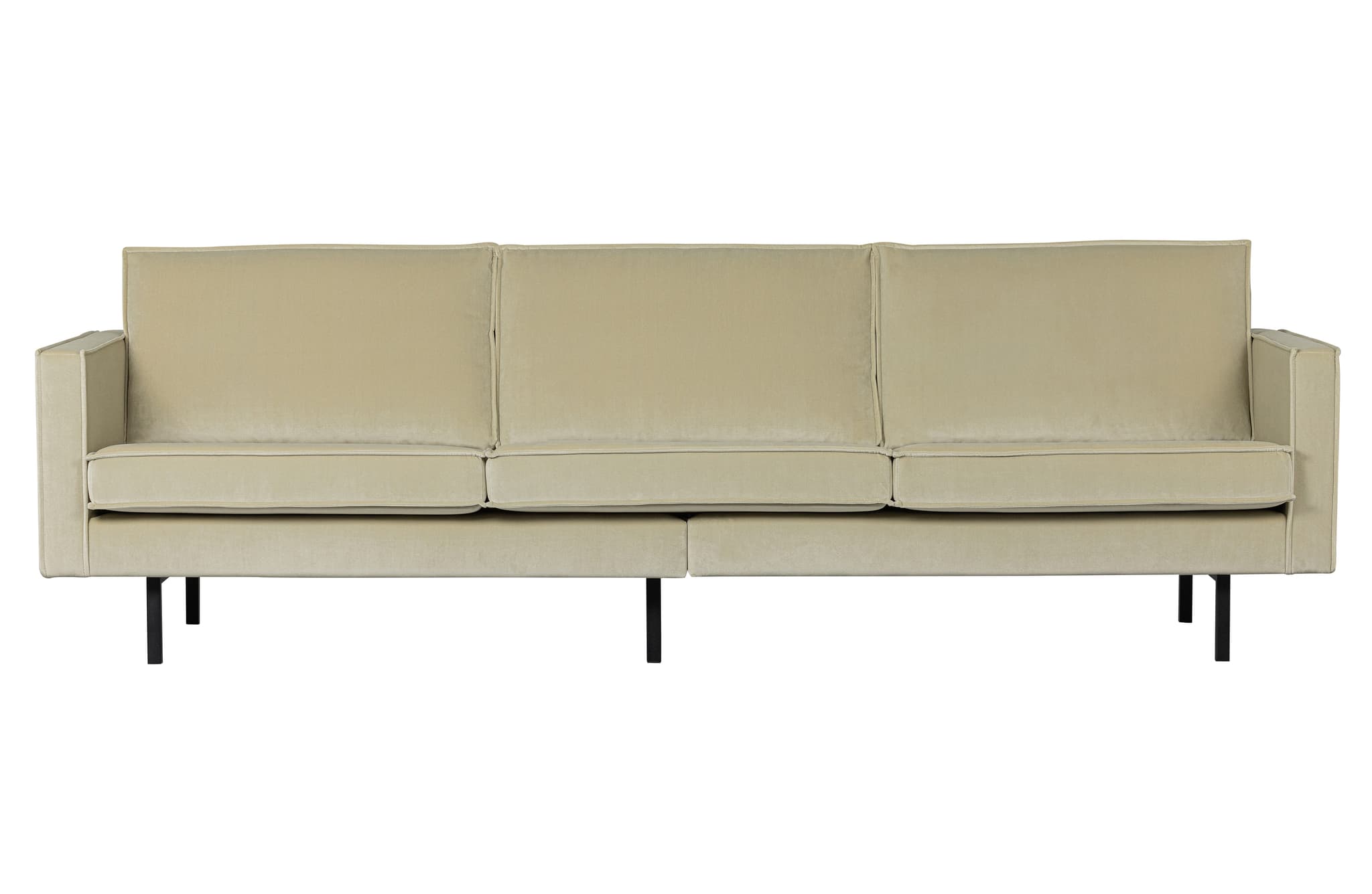 WOOOD Rodeo 3-sits soffa - pistage sammet