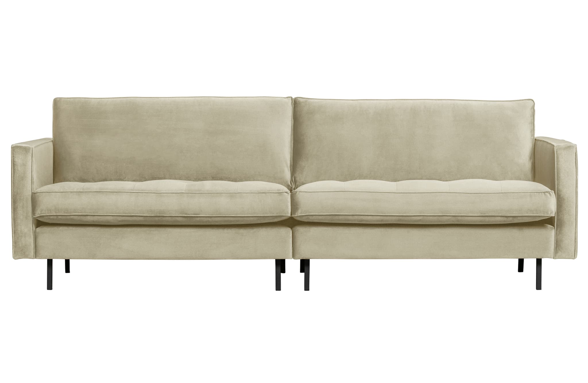 WOOOD Rodeo 3-sits soffa - pistage sammet