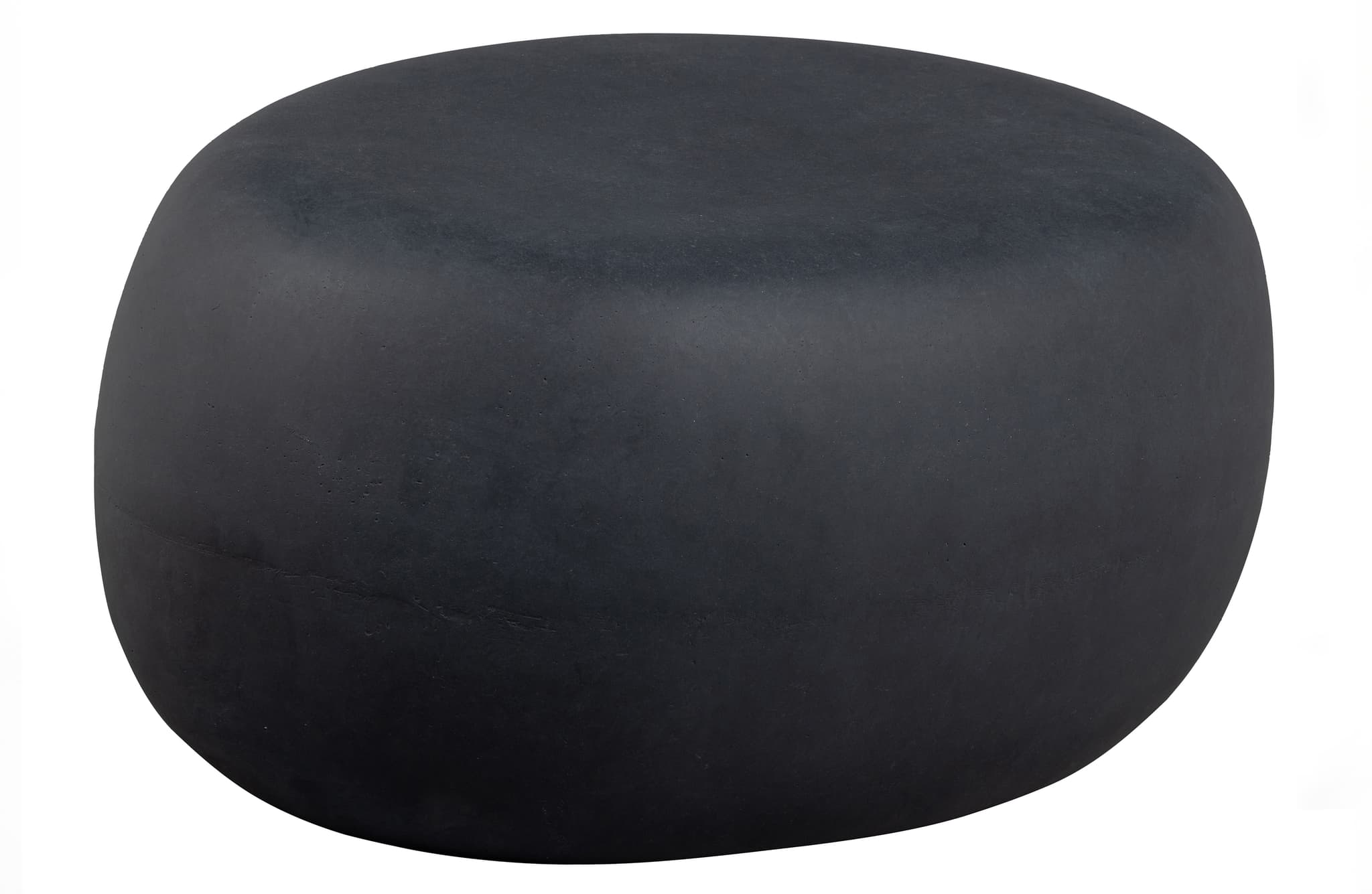 VTWONEN Pebble soffbord för inne och ute, ovalt - antracitgrå fiberlera (65x49)