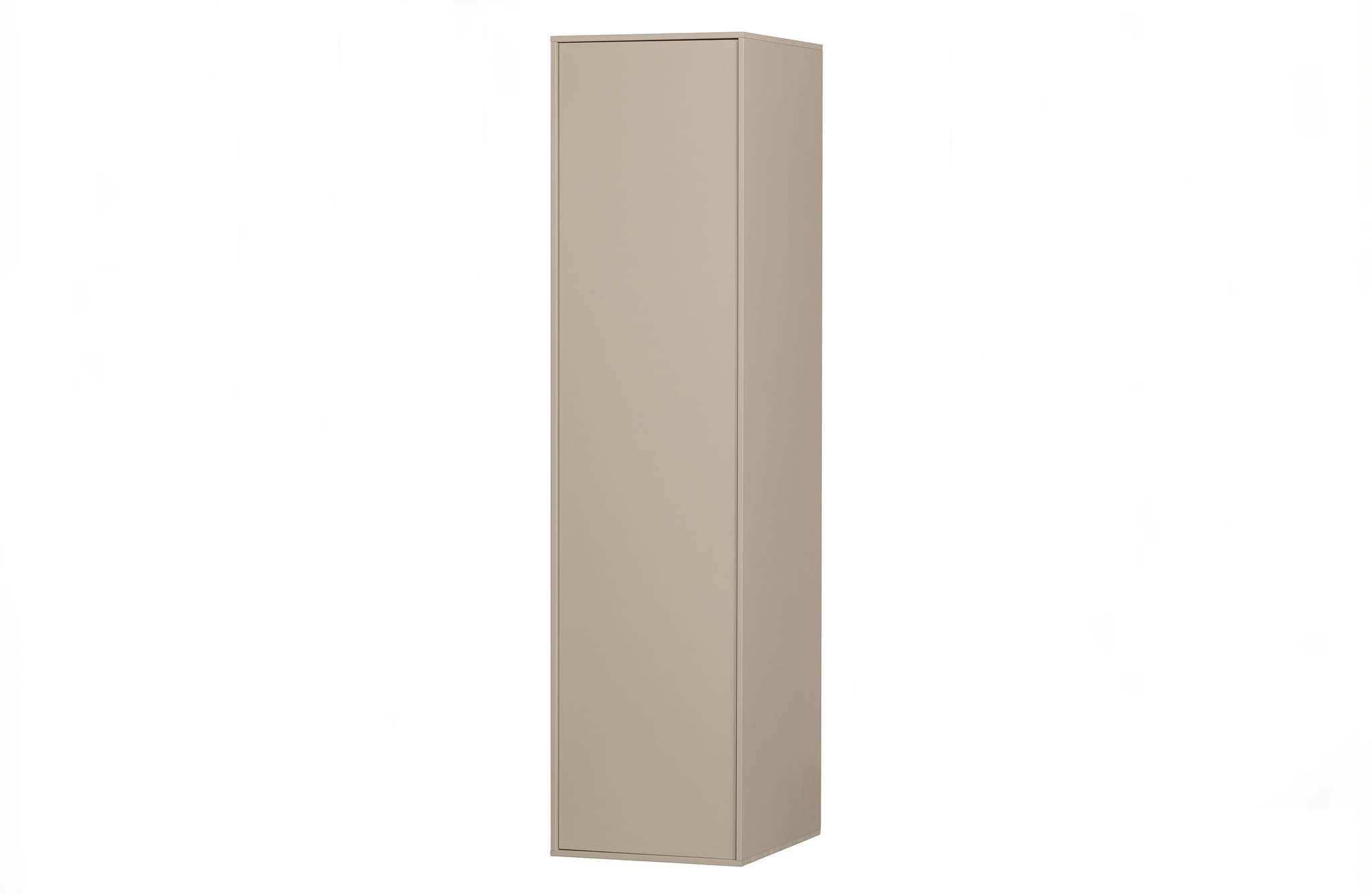 VTWONEN Daily Closet Enkelskåp, 1 dörr, 2 lådor, 2 hyllor, 1 stång - dakargrau furu (H:200)