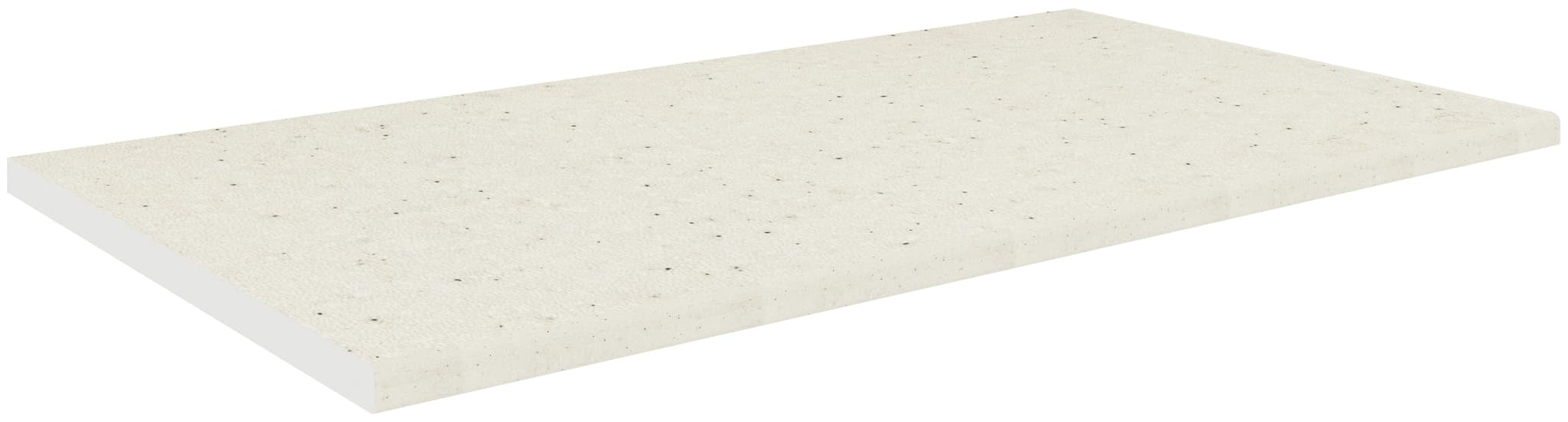 VCM NORDIC Esilo 120 bänkskiva, rektangulär - vit kompositträ (120x60)