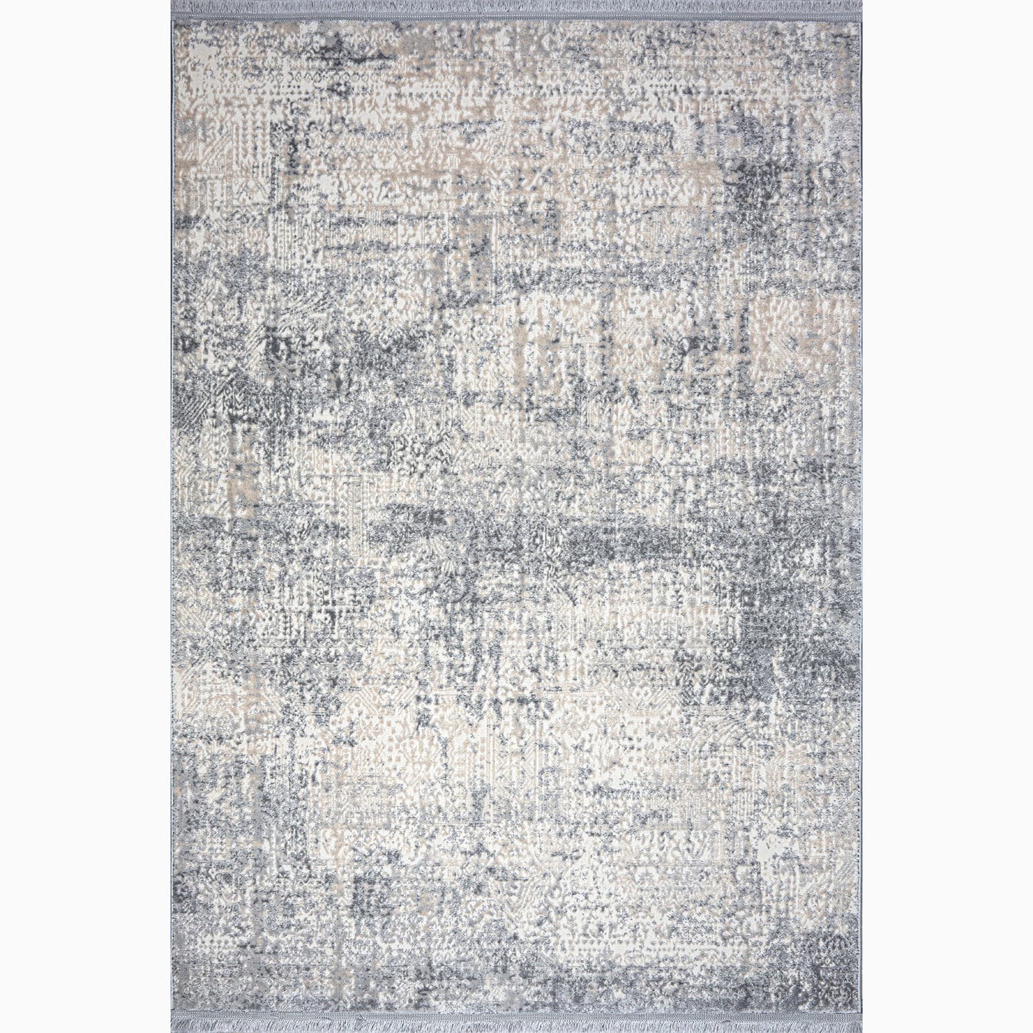 TEPPI Notta 1121 Hallmatta, rektangulär - beige/kräm/grå polypropen/polyester (80x150)