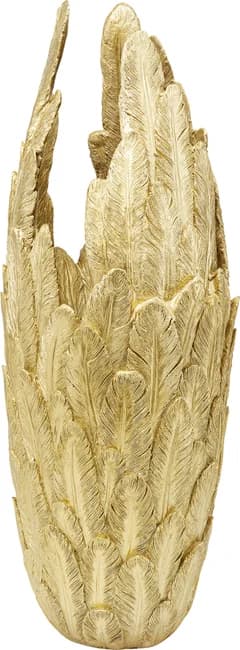 KARE DESIGN Feathers vas - guld polyresin (H:91cm)