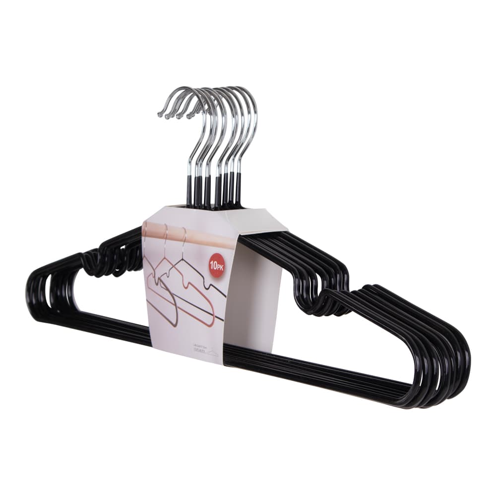 HOUSE NORDIC Massa Klädhängare - Svart (Set om 10 cm)