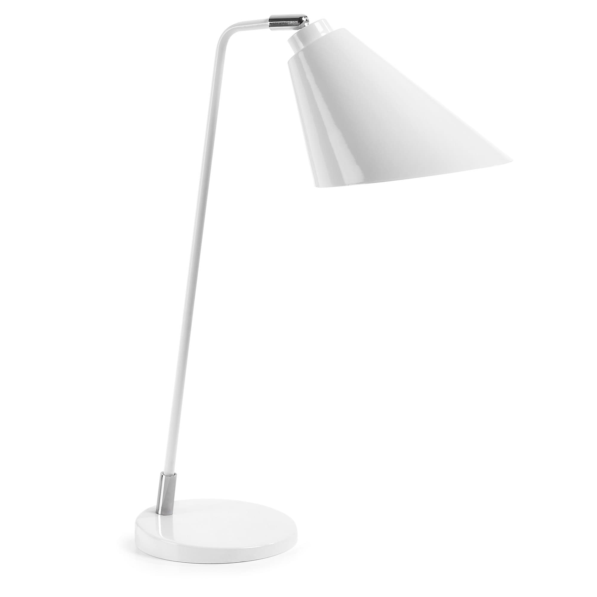 KAVE HOME Tipir bordslampa - vit stål