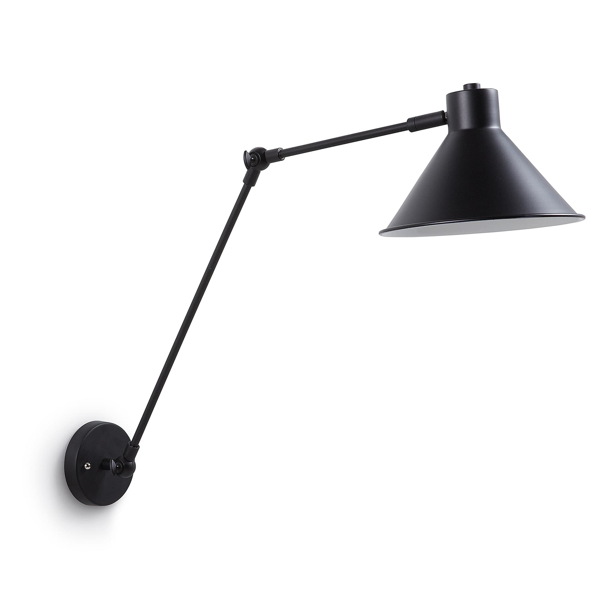 KAVE HOME Odine vägglampa - svart metall