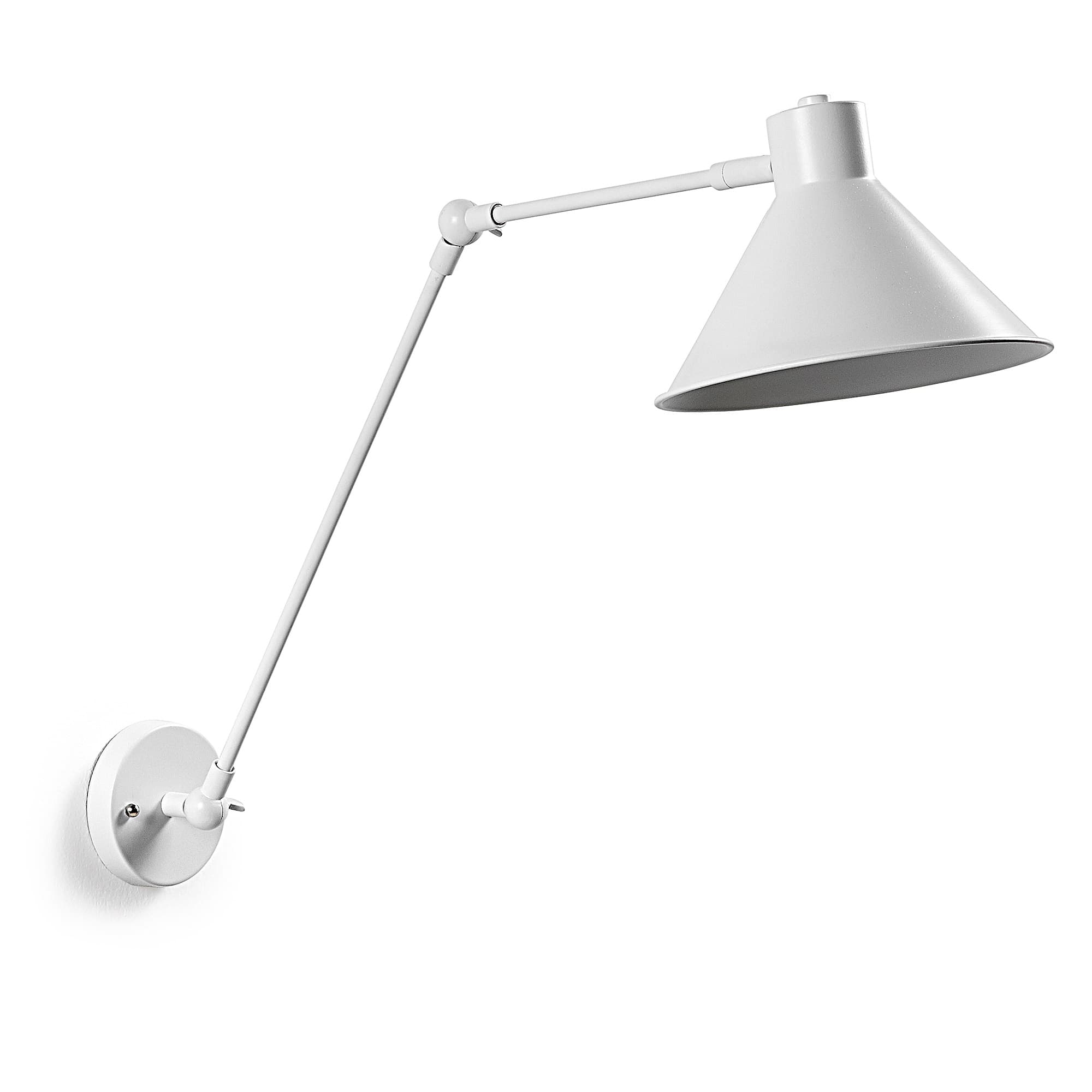 KAVE HOME Dione vägglampa - vit stål