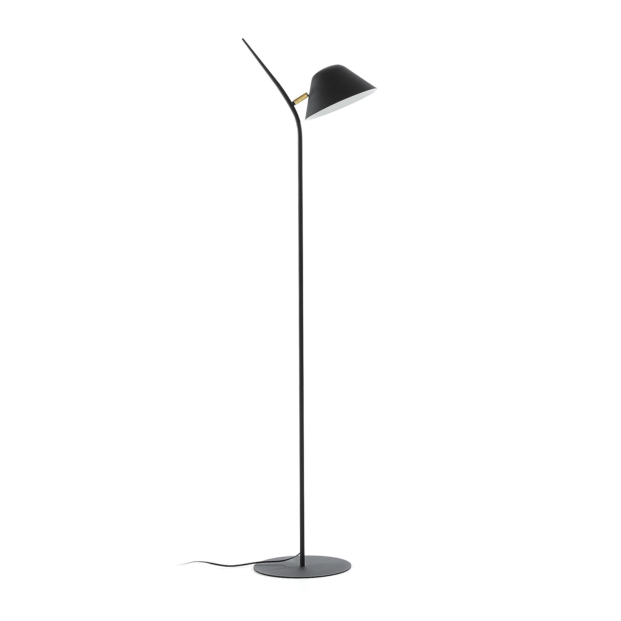 KAVE HOME Aurelia golvlampa - svart stål