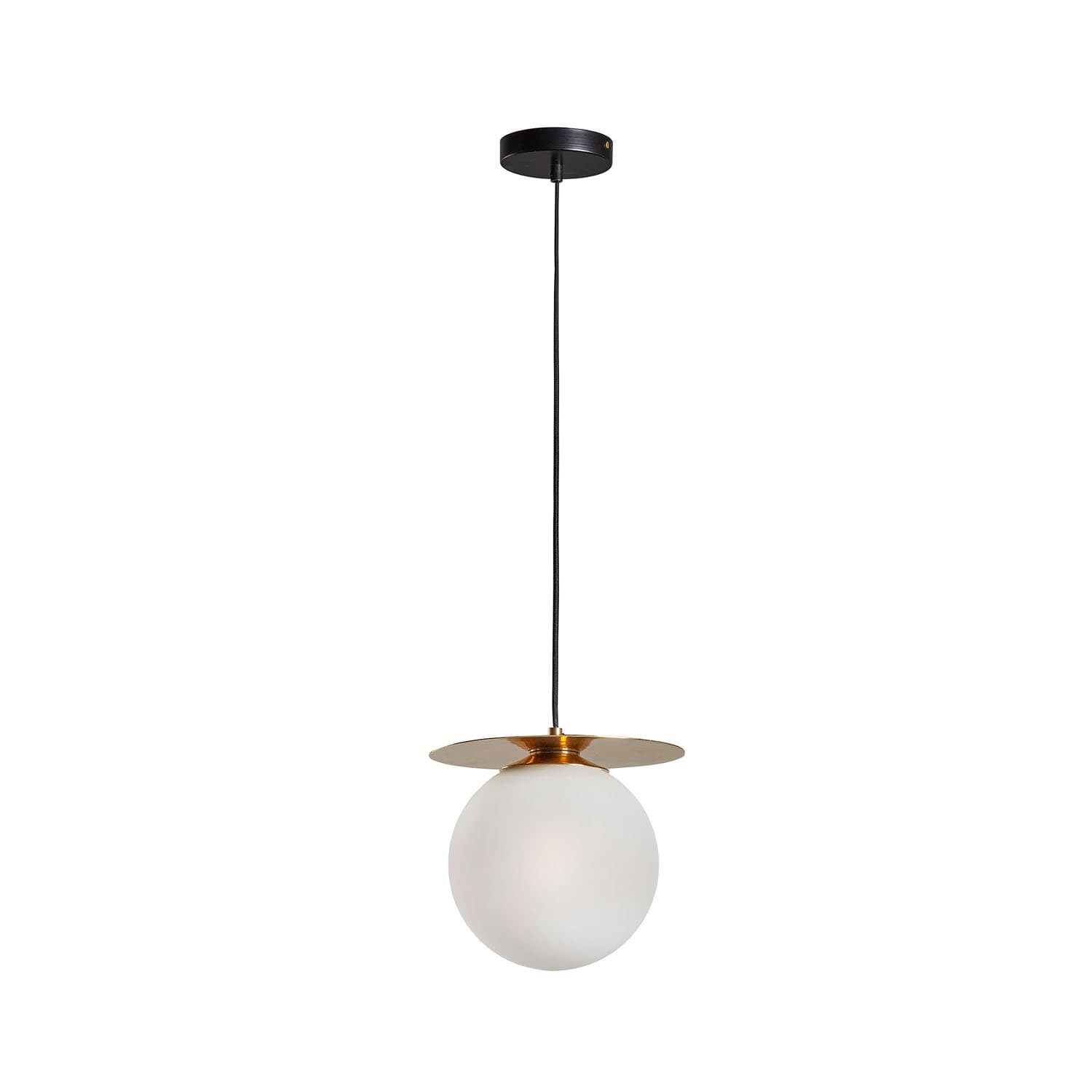 KAVE HOME Manz Taklampa - Frostat Glas och Mässingsmetall
