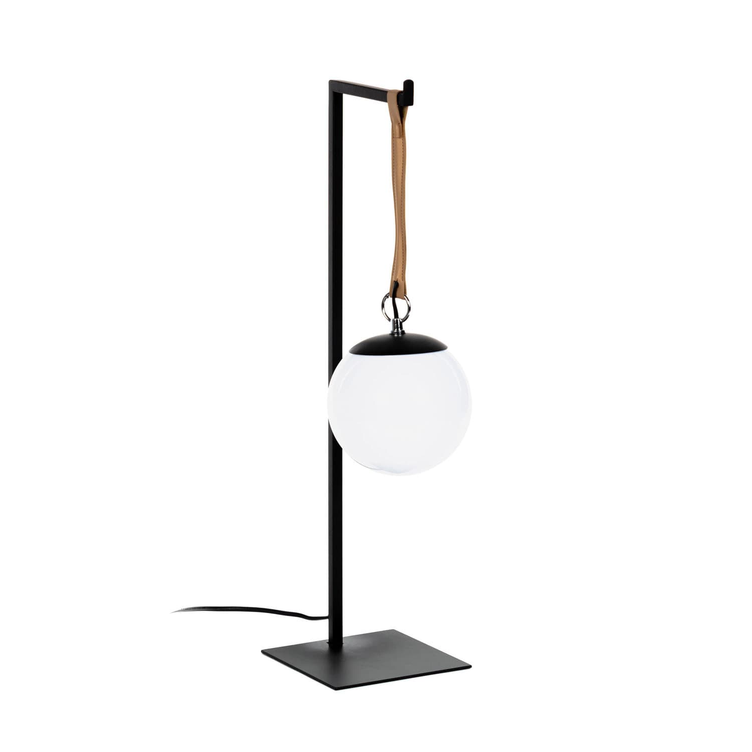 KAVE HOME Monteiro Bordslampa - Akrylglas och Svart Metall