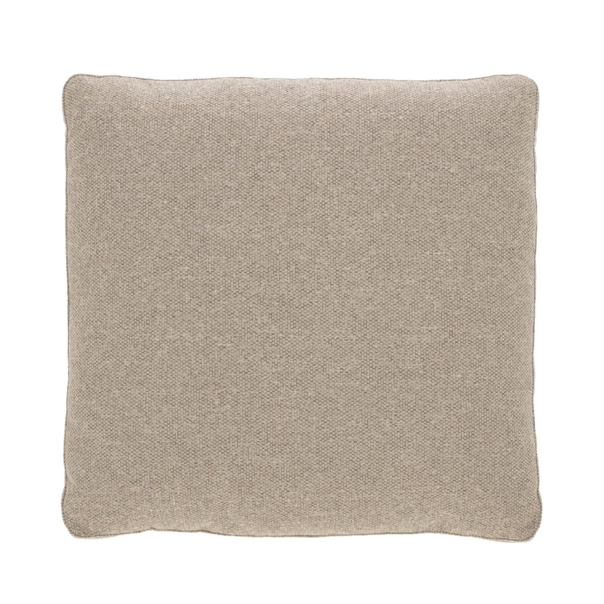 KAVE HOME Blockkudde i beige, 60 x 60 cm