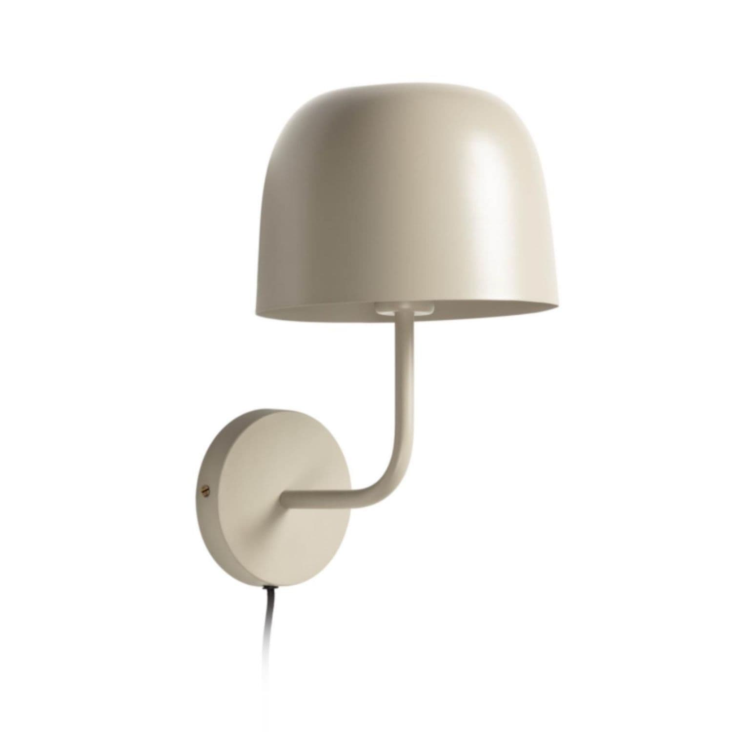 KAVE HOME Alish vägglampa - beige metall