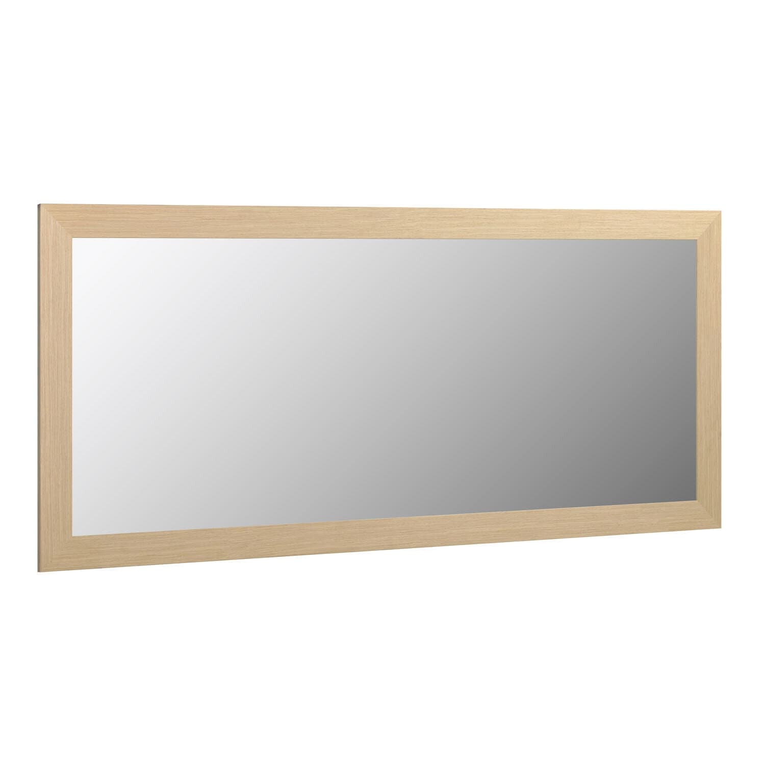 KAVE HOME Yvaine Väggspegel, Rektangulär - Naturlig Ekfanér (80,5 x 180,5 cm)