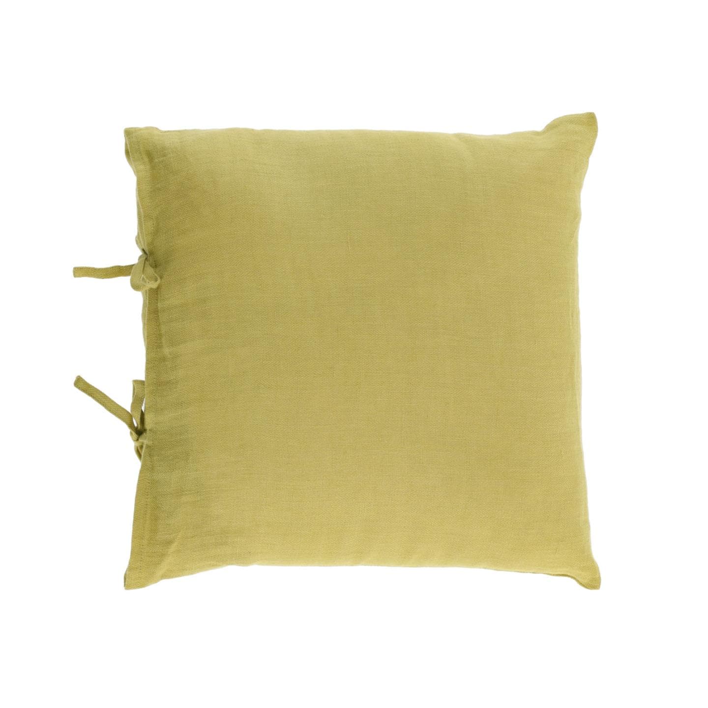 KAVE HOME Tazu kuddfodral, fyrkantigt - grönt linne (45x45)
