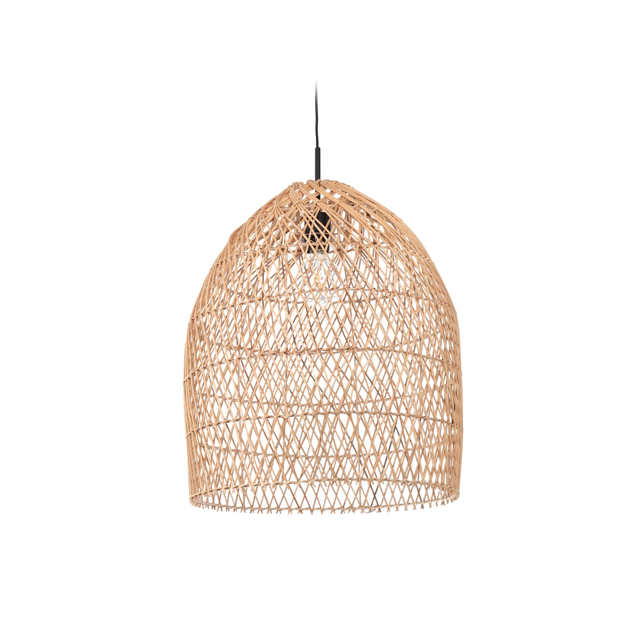 KAVE HOME Domitila lampskärm - naturlig rotting (Ø44)