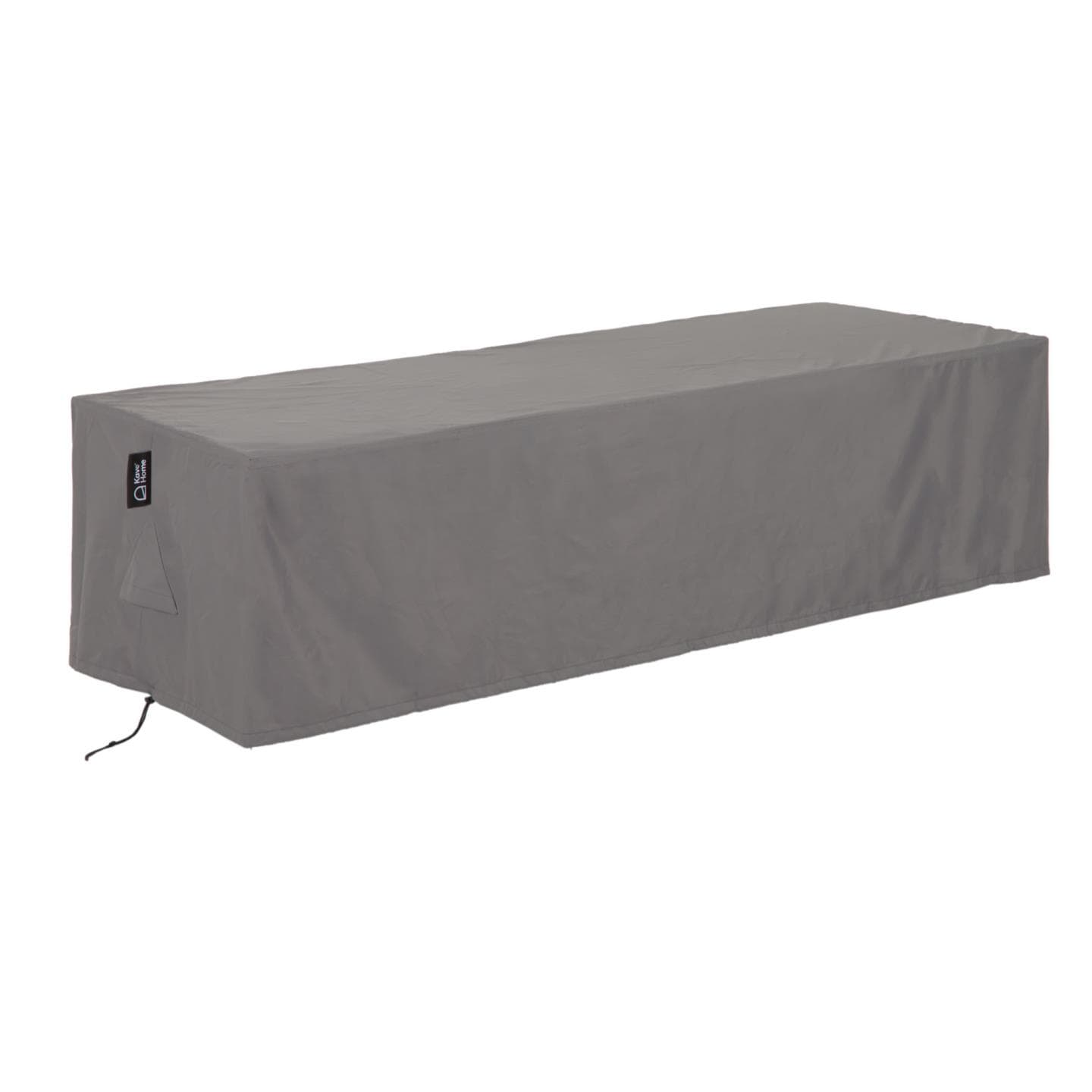 KAVE HOME Iria skyddsöverdrag för utomhussolstolar max. 75 x 205 cm - grå polyester