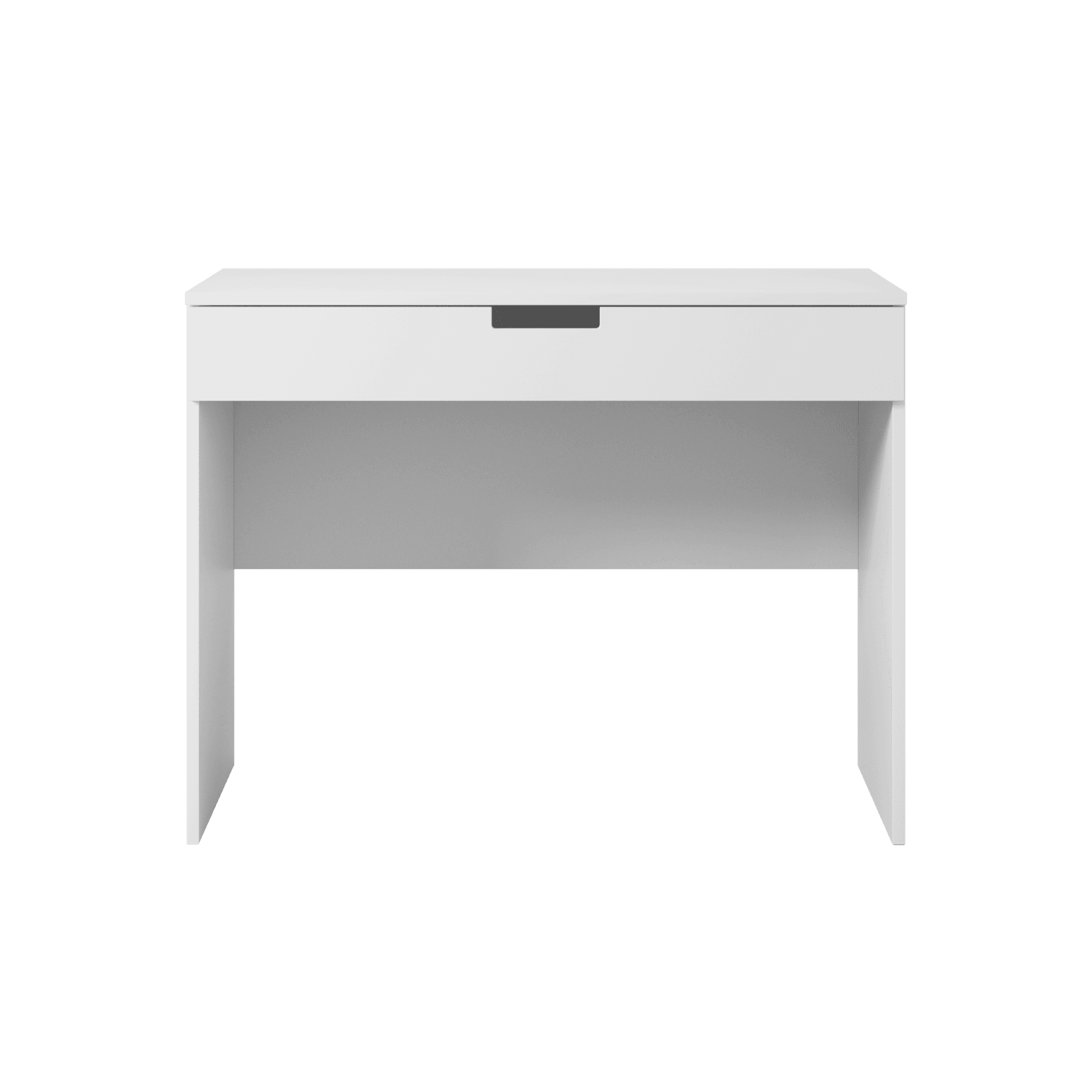 Tomi barnskrivbord, med 1 låda - vit laminat (100x60)