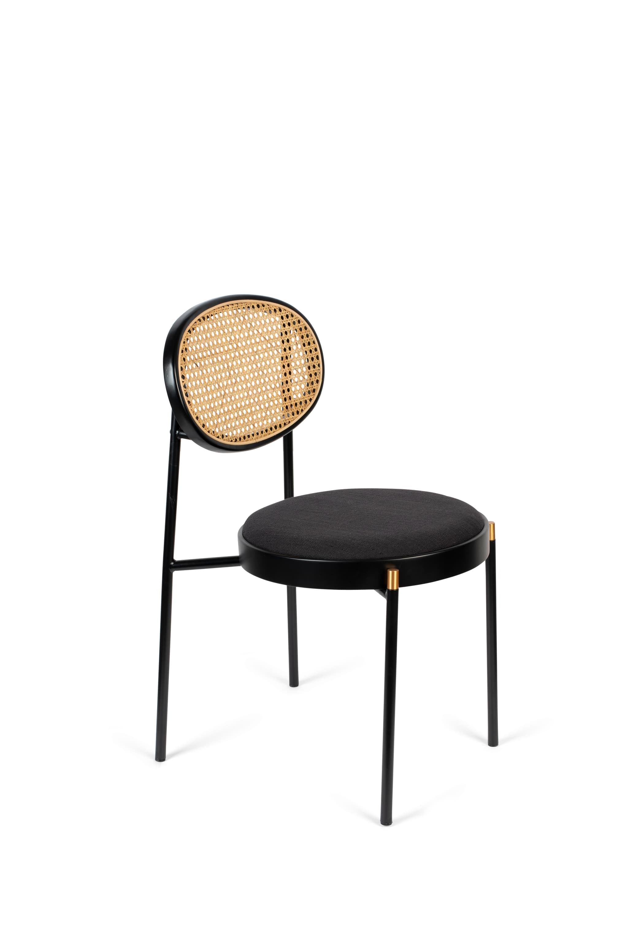 BOLD MONKEY Don't Stop The Webbing matstol - naturlig rotting, svart bok, polyester och järn