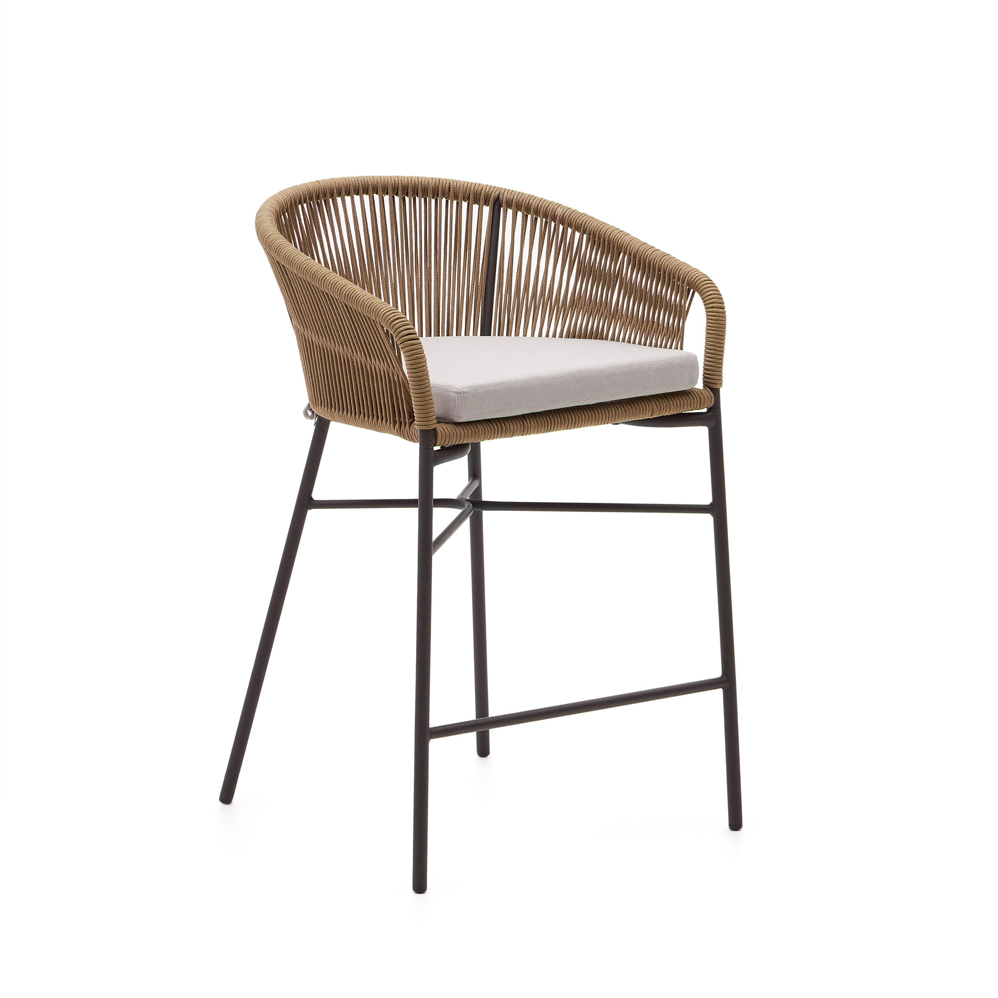 KAVE HOME Yanet reppall i beige 65 cm hög