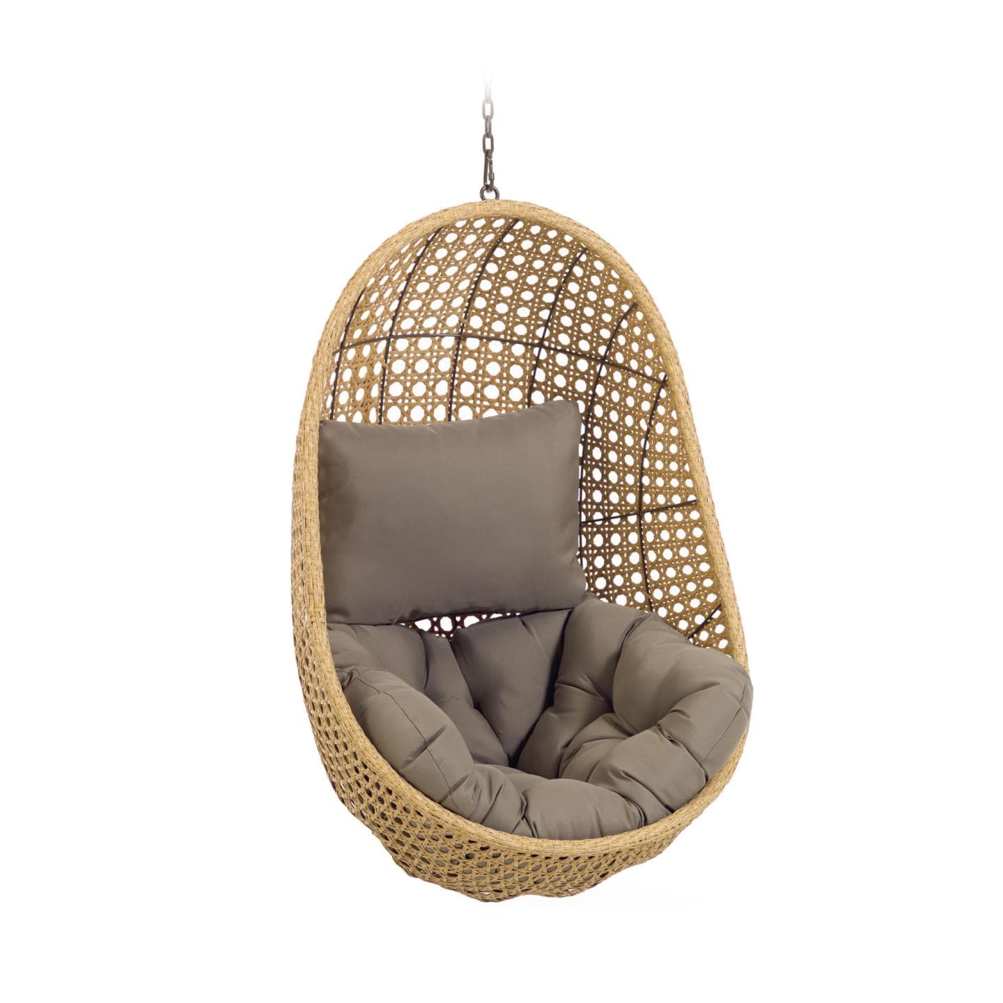 KAVE HOME Cira hängstol med naturlig finish