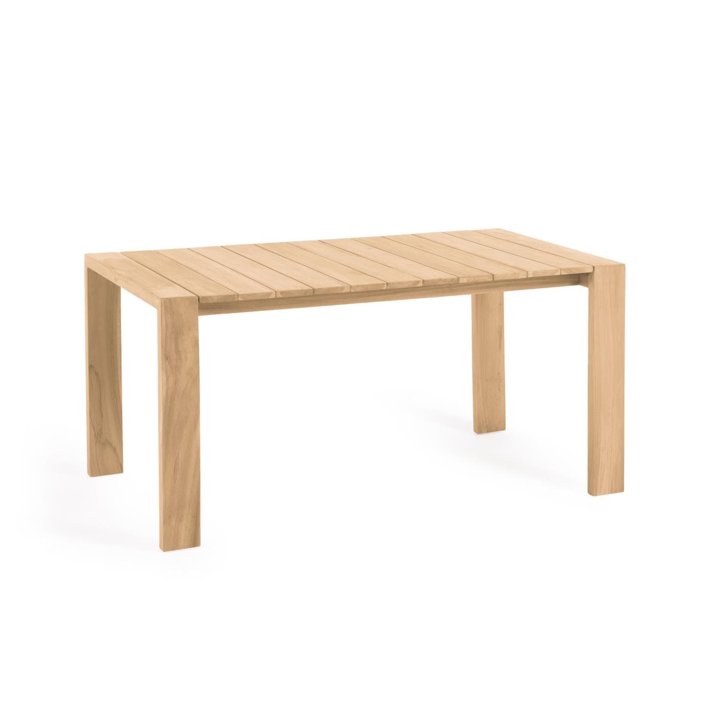 KAVE HOME Victoire utebord i massiv teak 200 x 100 cm