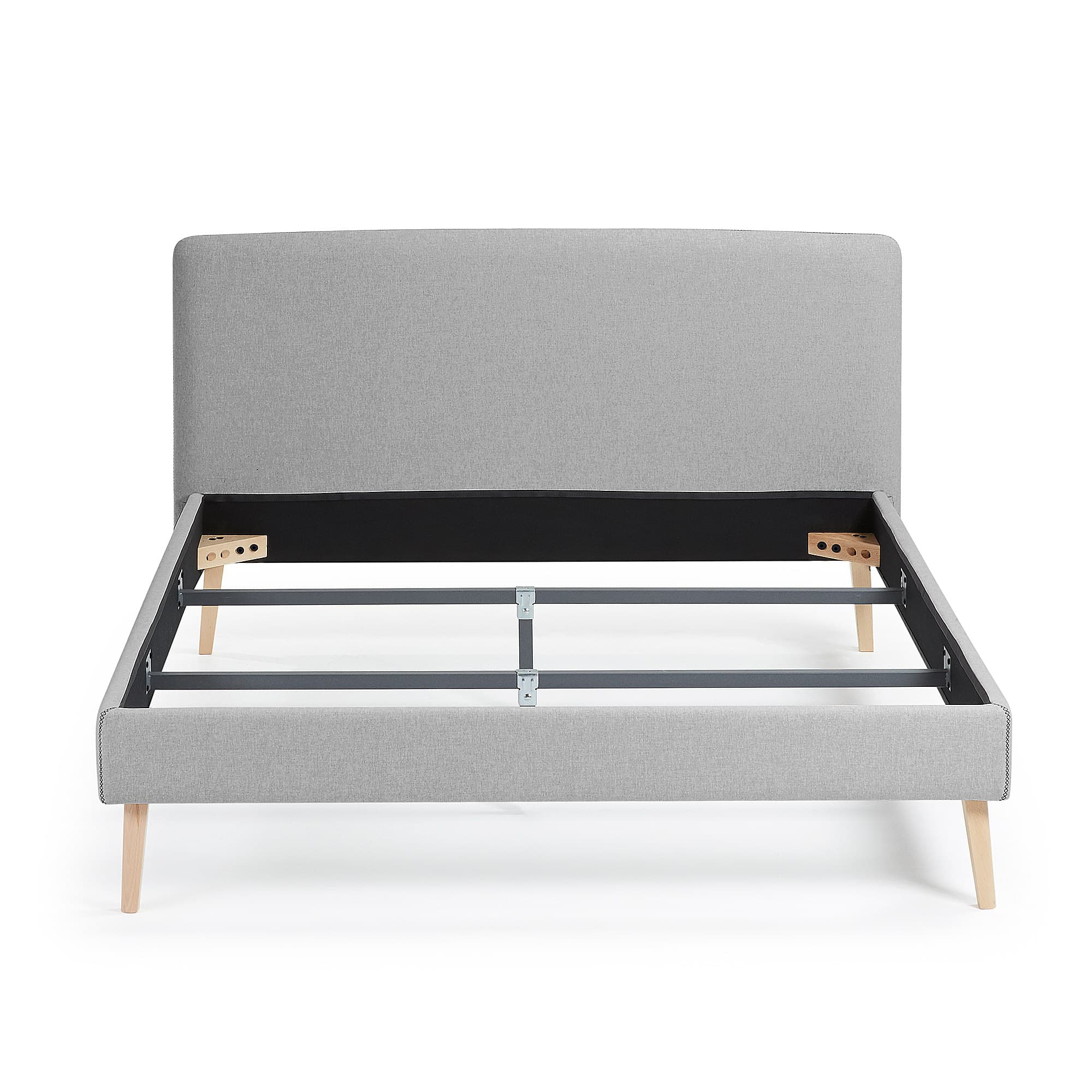 KAVE HOME Dyla sängöverdrag - grått tyg (för en 160x200cm sängram)