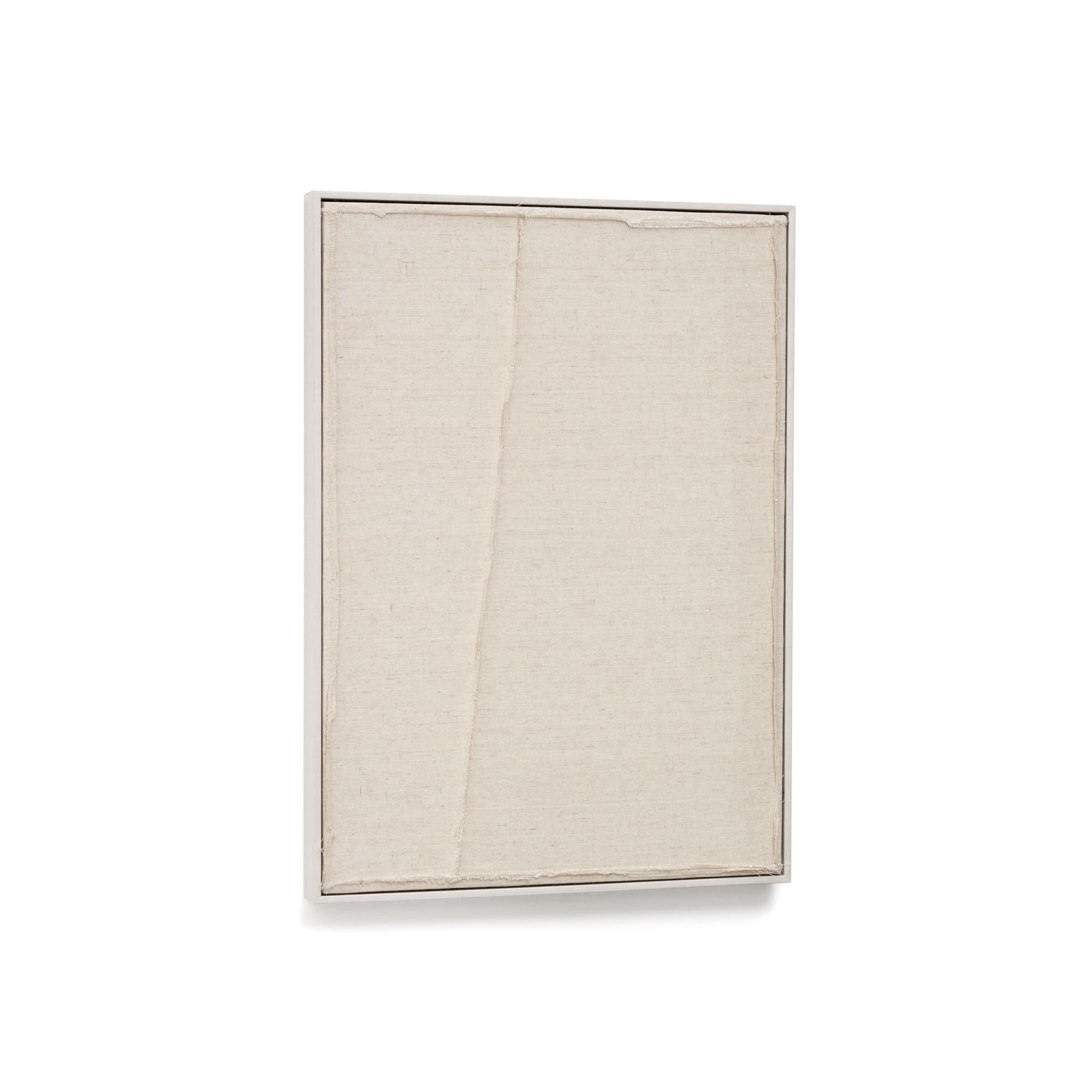 KAVE HOME Maha vit väggbonad med vertikal linje 52 x 72 cm