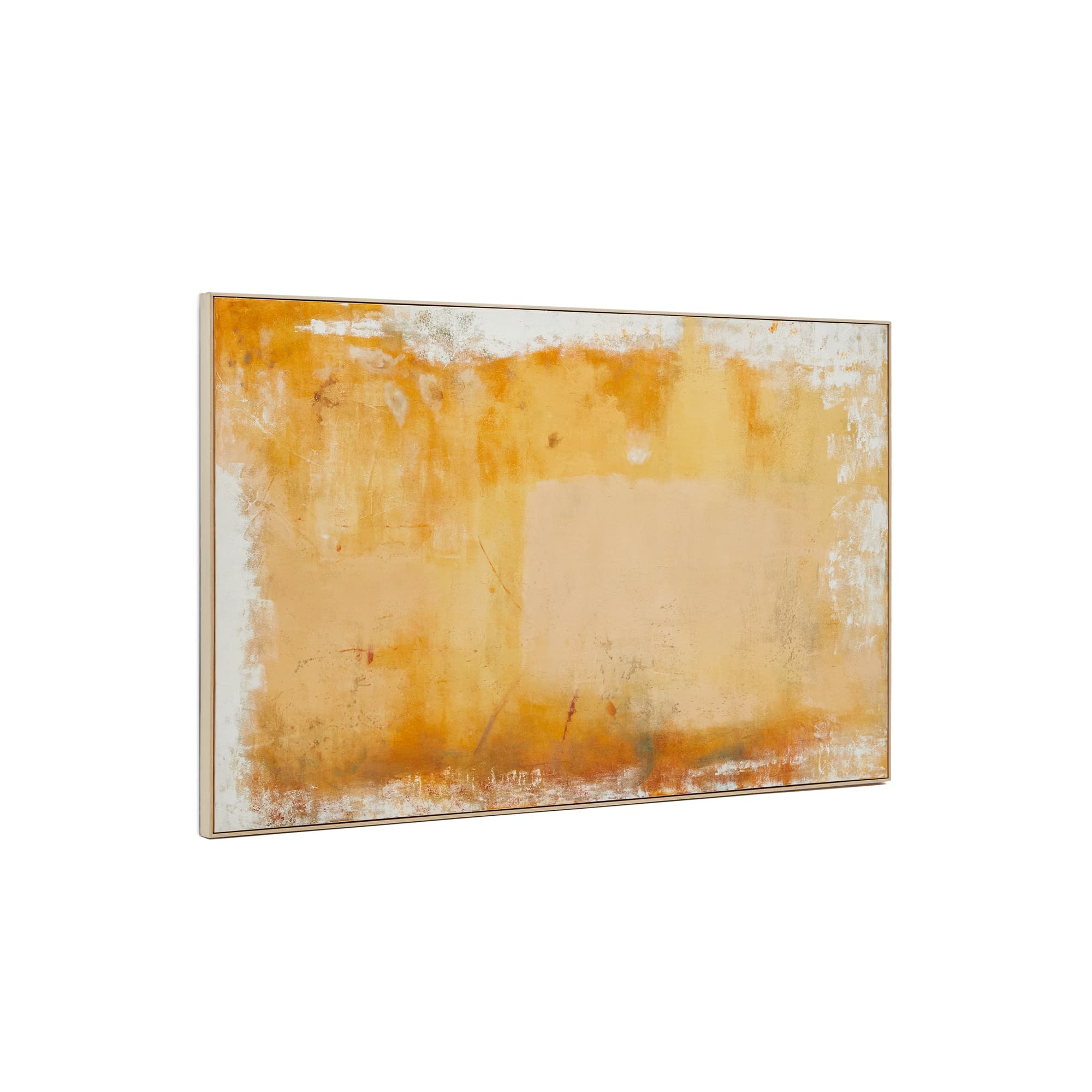 KAVE HOME Selnar abstrakt gul målning 200 x 120 cm