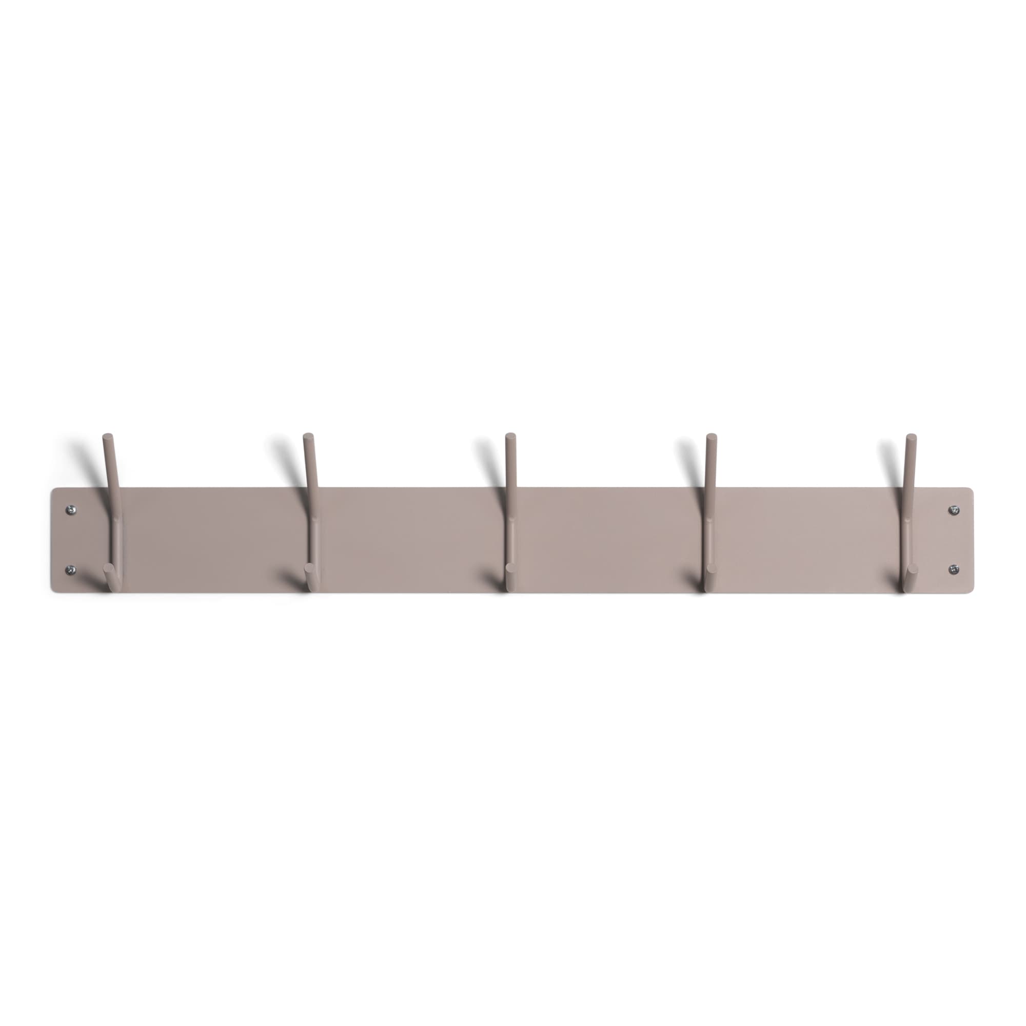 SPINDER DESIGN Fusion klädhängare, w. 5 dubbla krokar - taupe pulverlackerat stål