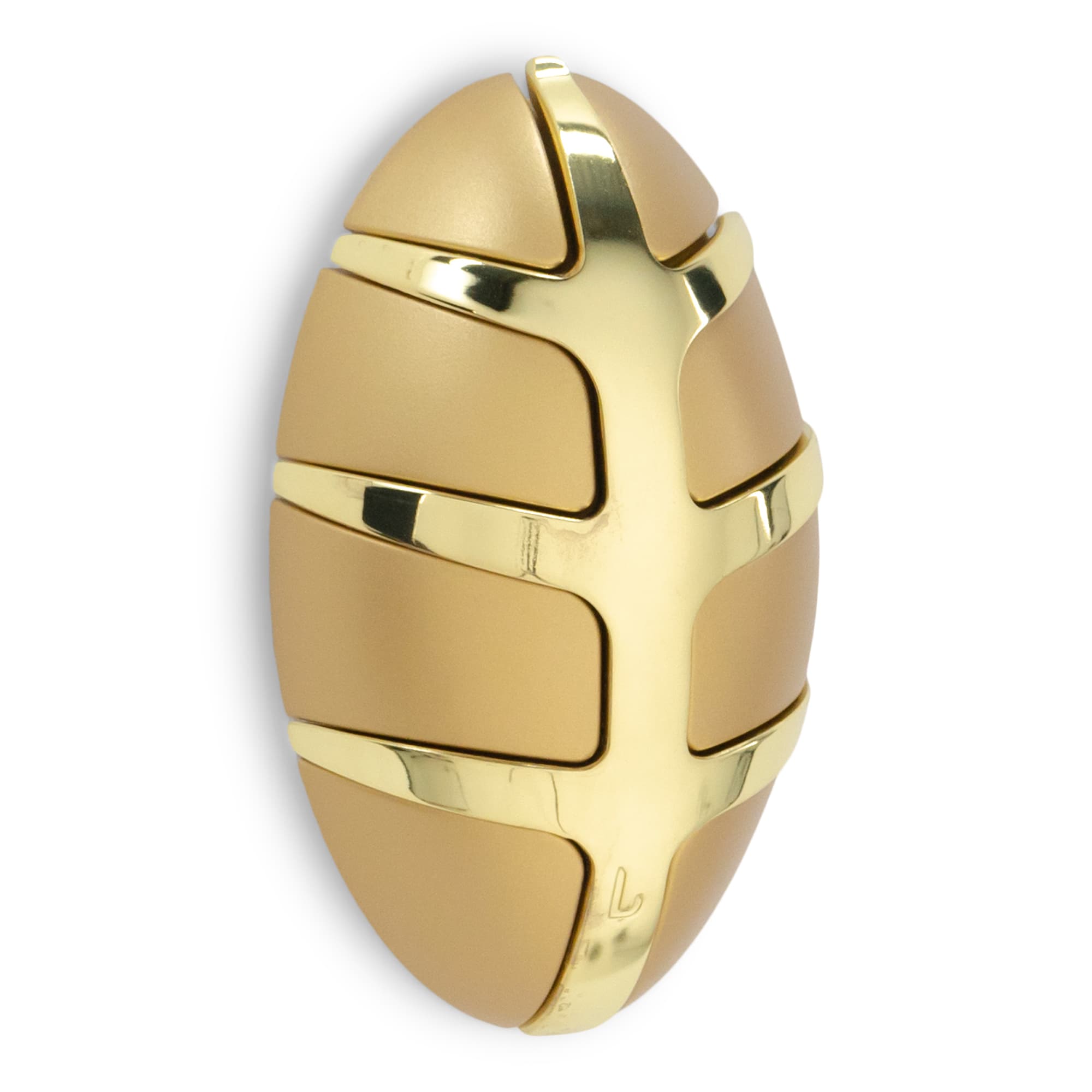 SPINDER DESIGN Bug klädhängare, w. 7 krokar - guldmetall