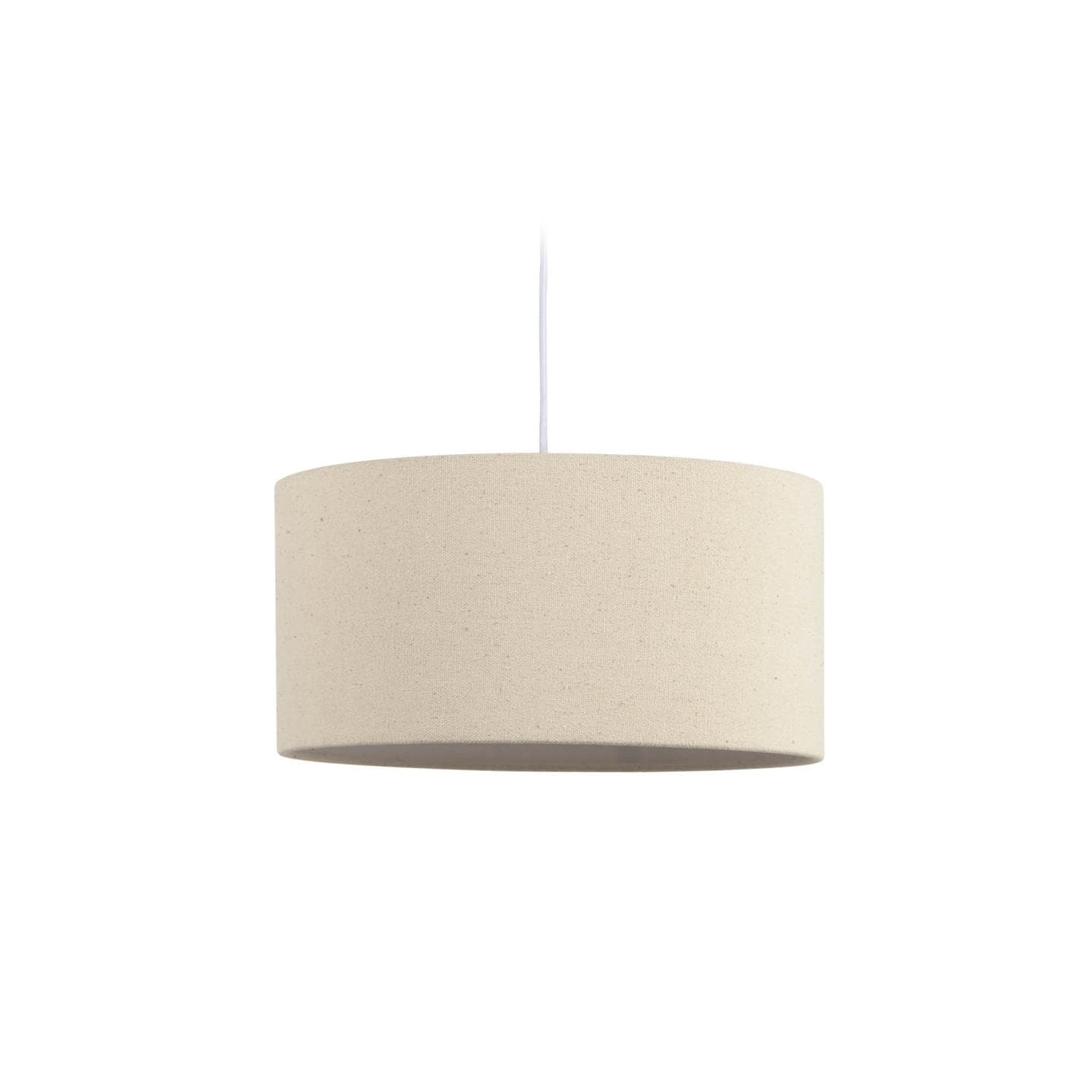 KAVE HOME Nazli lampskärm - beige linne och metall (Ø40)