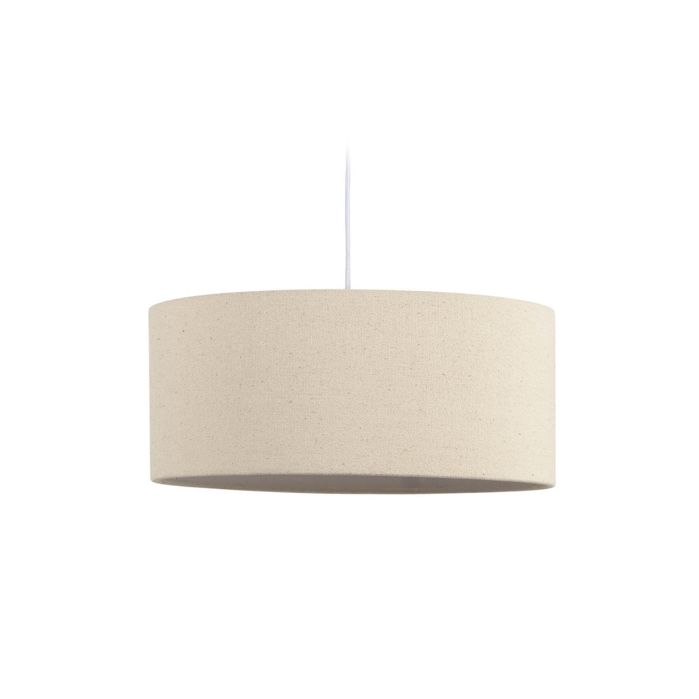 KAVE HOME Nazli lampskärm - beige linne och metall (Ø50)