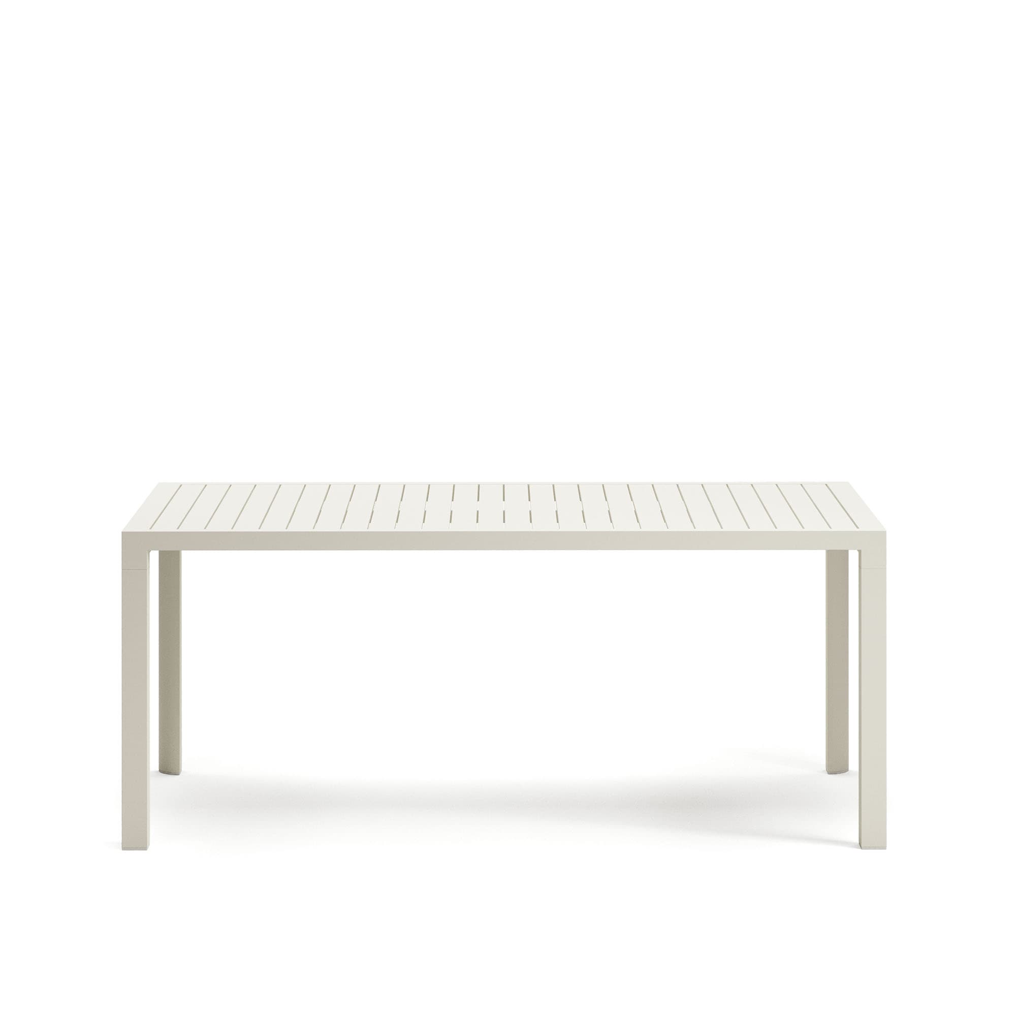 KAVE HOME Culip trädgårdsbord, rektangulärt - vit aluminium (180x90)