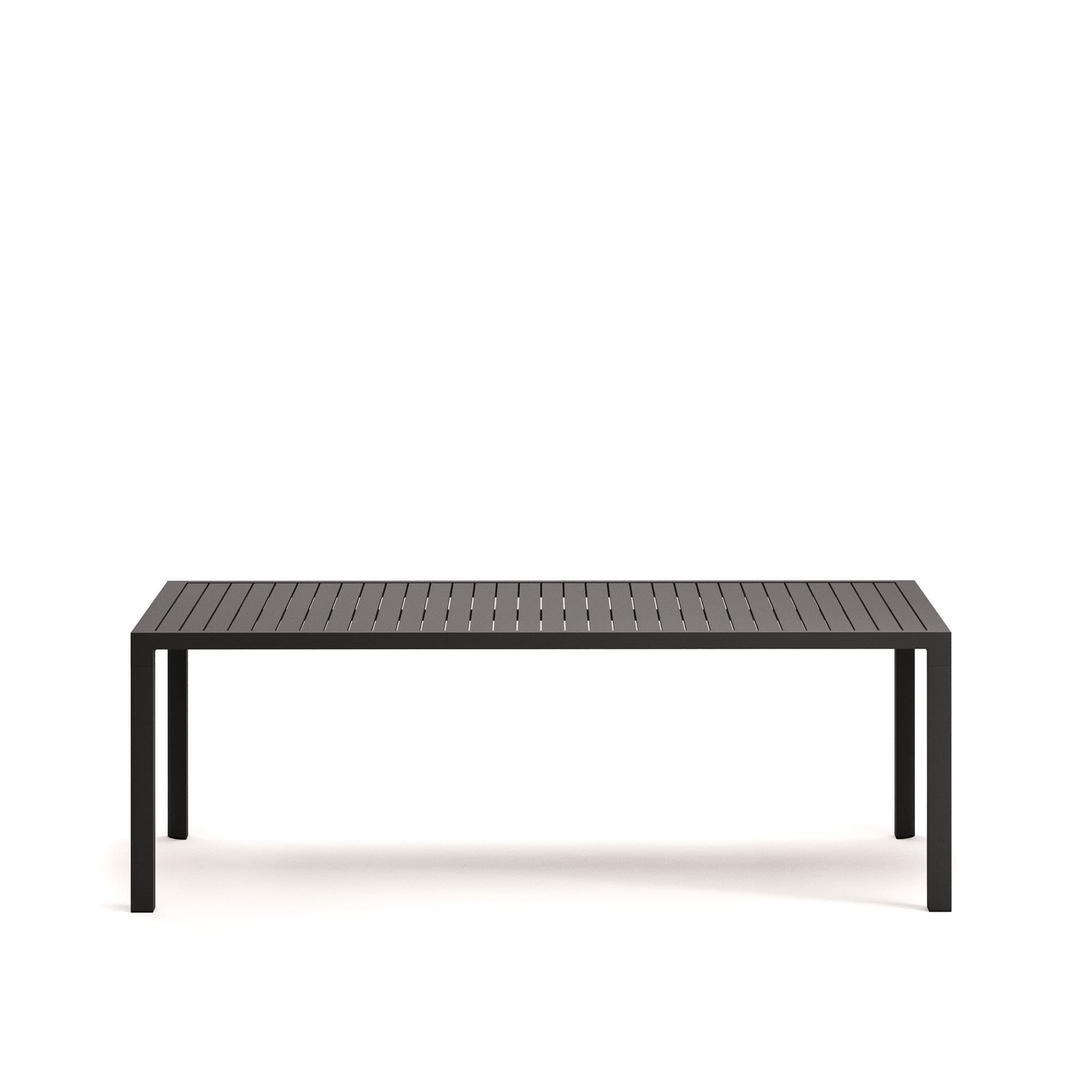 KAVE HOME Culip trädgårdsbord, rektangulärt - grått aluminium (220x100)