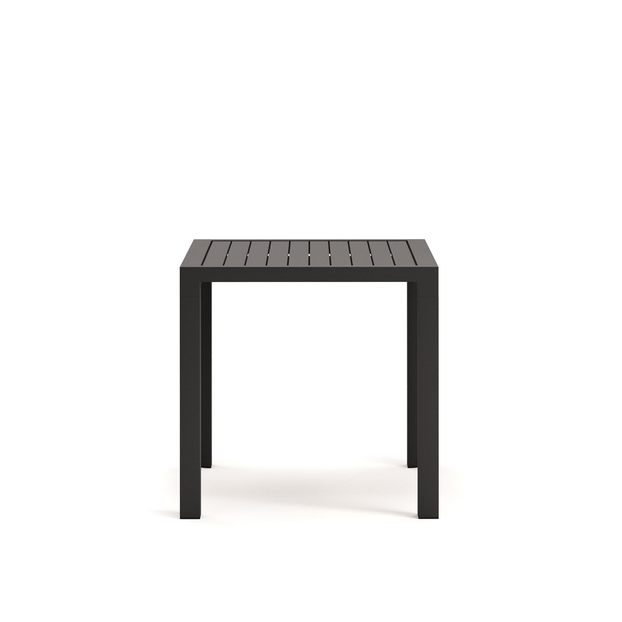 KAVE HOME Culip trädgårdsbord, fyrkantigt - grå aluminium (77x77)