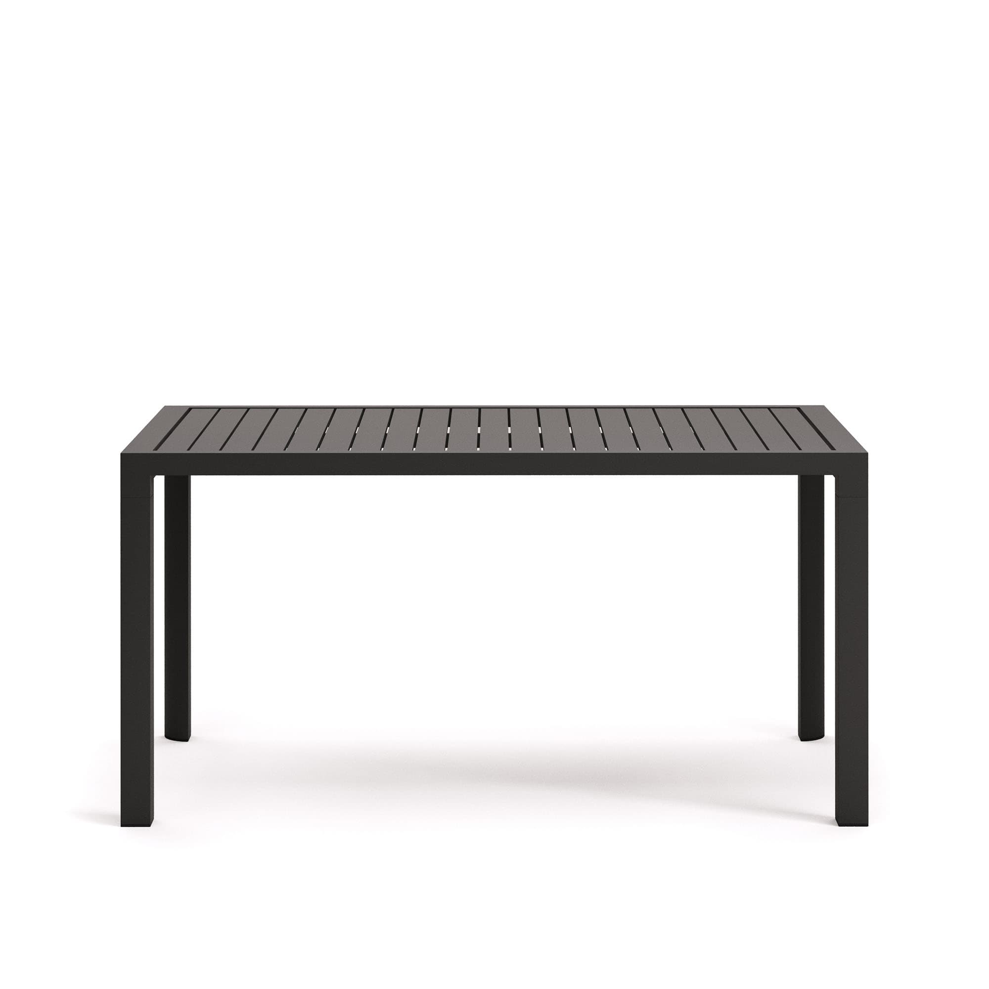 KAVE HOME Culip trädgårdsbord, rektangulärt - grått aluminium (150x77)