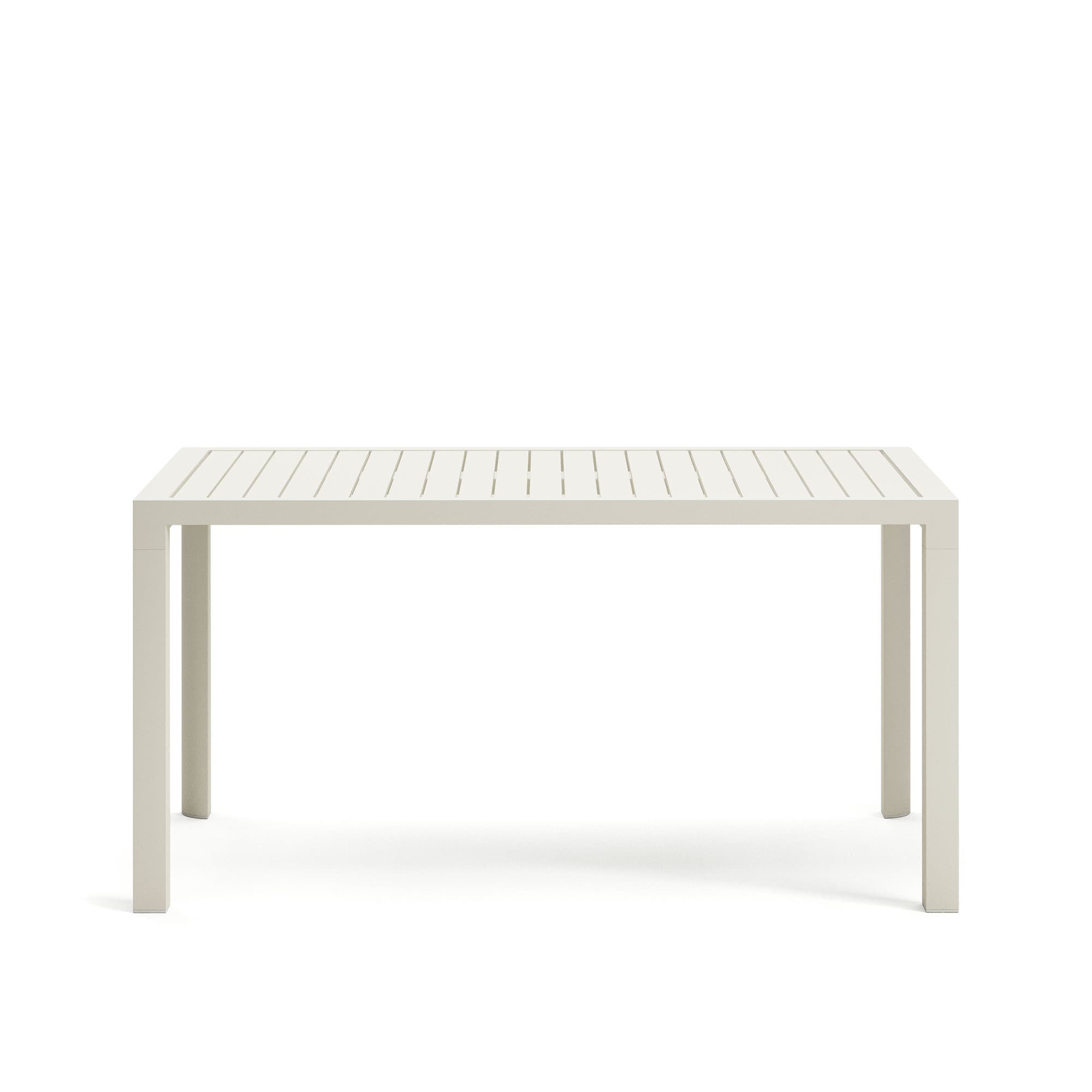 KAVE HOME Culip trädgårdsbord, rektangulärt - vit aluminium (150x77)
