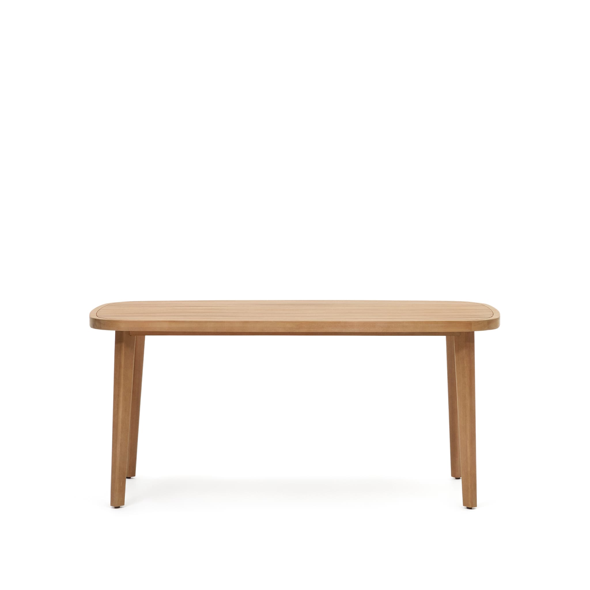 KAVE HOME Messed trädgårdsbord, rektangulärt - naturligt eukalyptusträ (170x90)