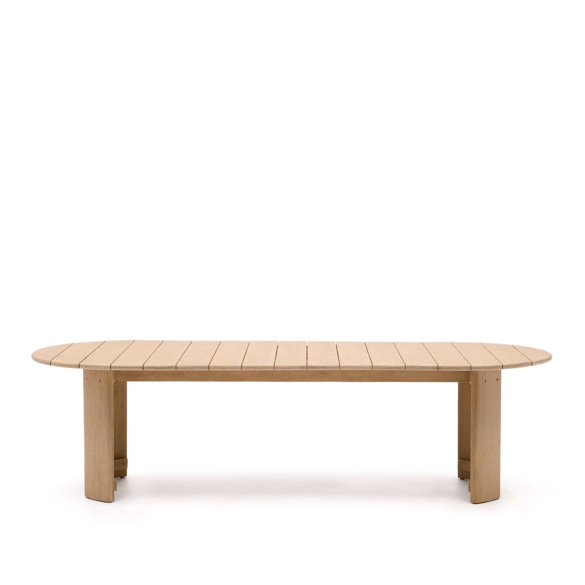 KAVE HOME Xoriguer bord i massivt eukalyptusträ, 280 x 110 cm, FSC 100%.