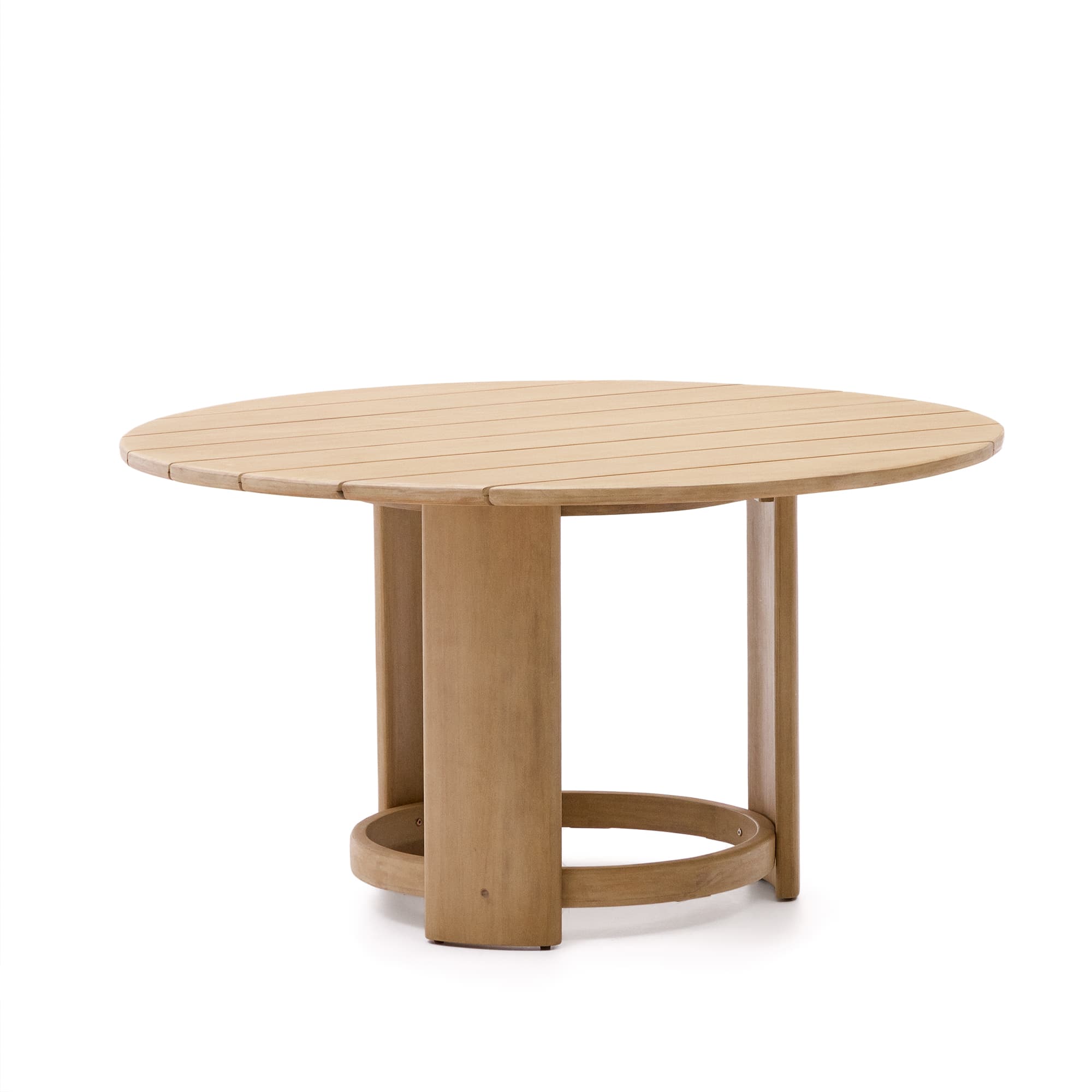 KAVE HOME Xoriguer runt bord i massivt eukalyptusträ Ø: 140 cm FSC 100%.