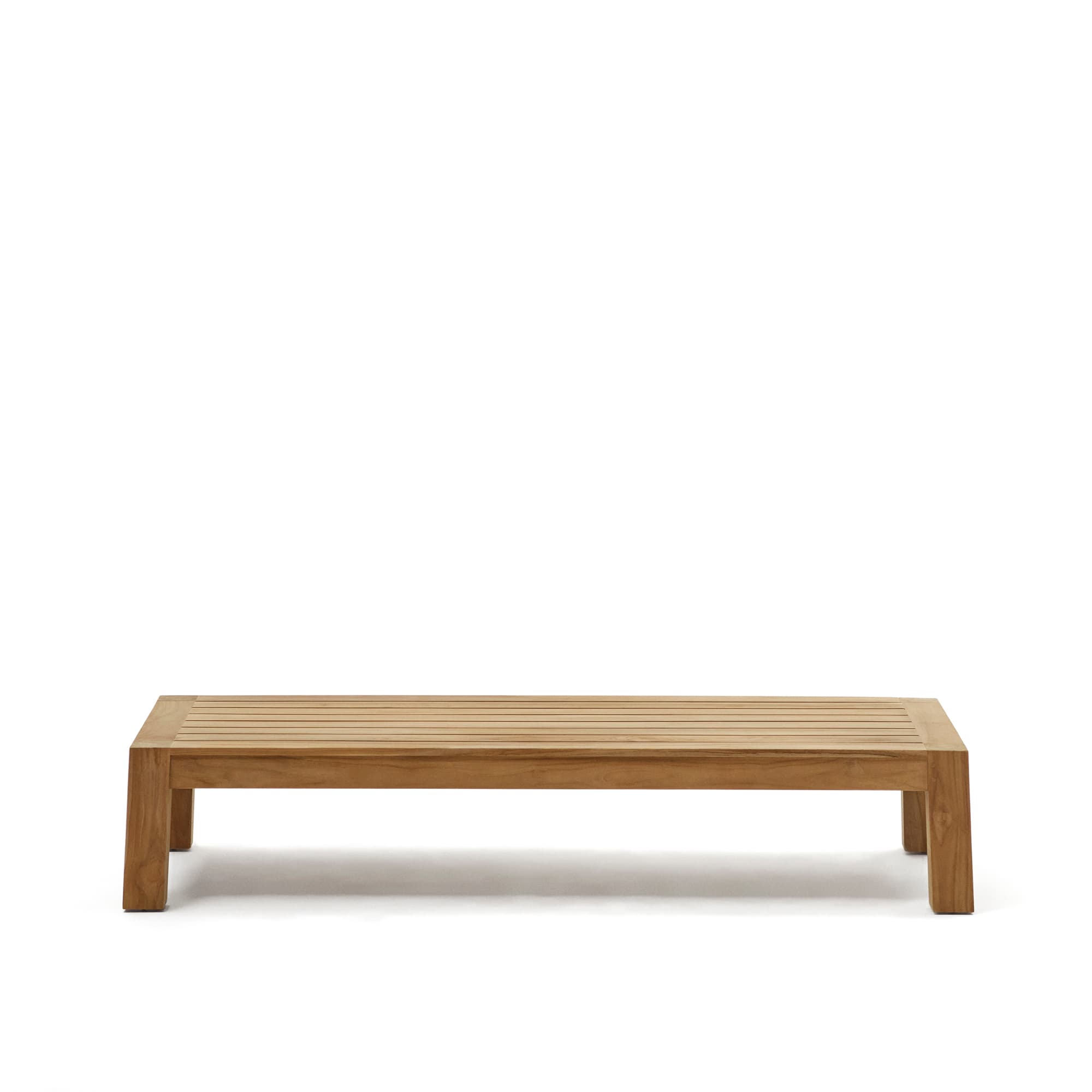 KAVE HOME Forcanera soffbord i massiv teak, 150 x 71 cm