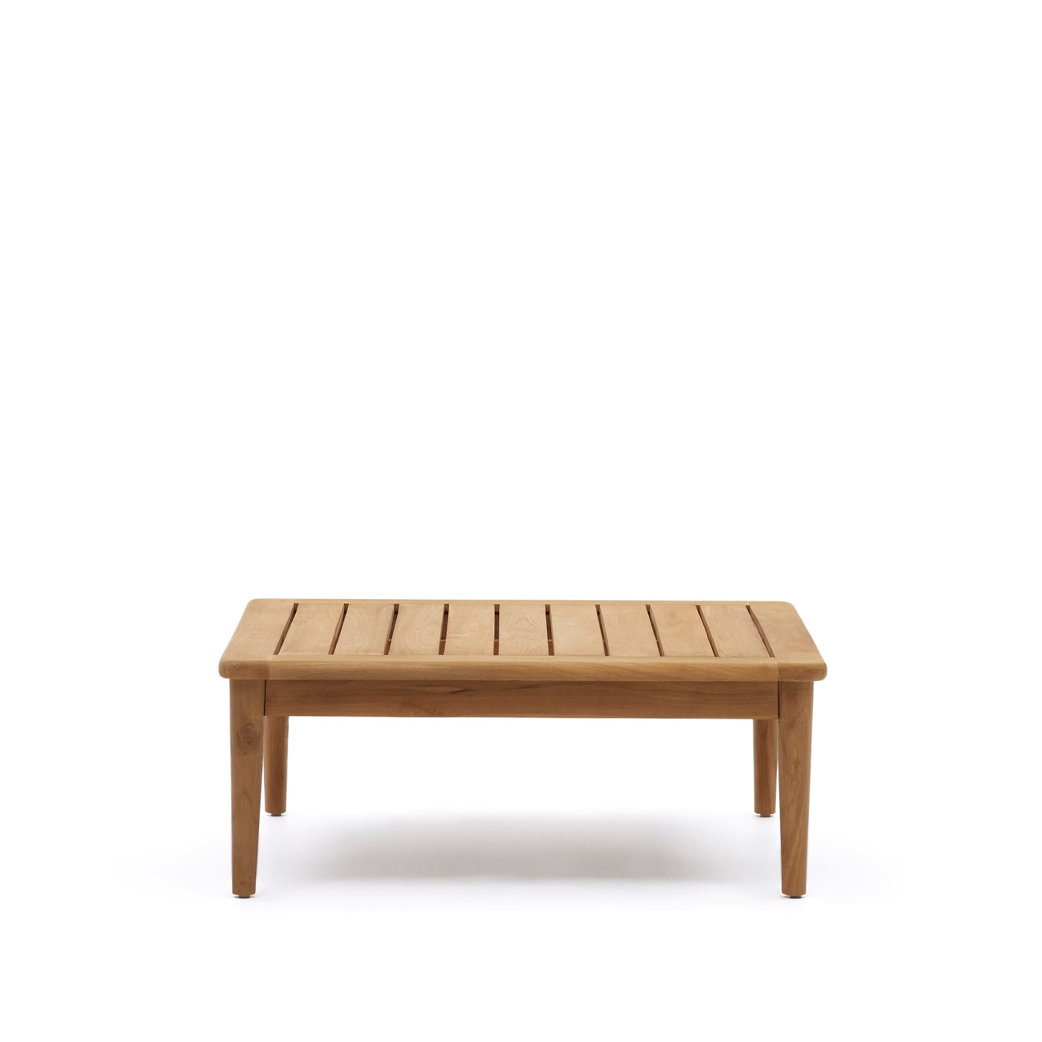 KAVE HOME Portitxol trädgårdsbord, fyrkantigt - naturligt teak (80x80)