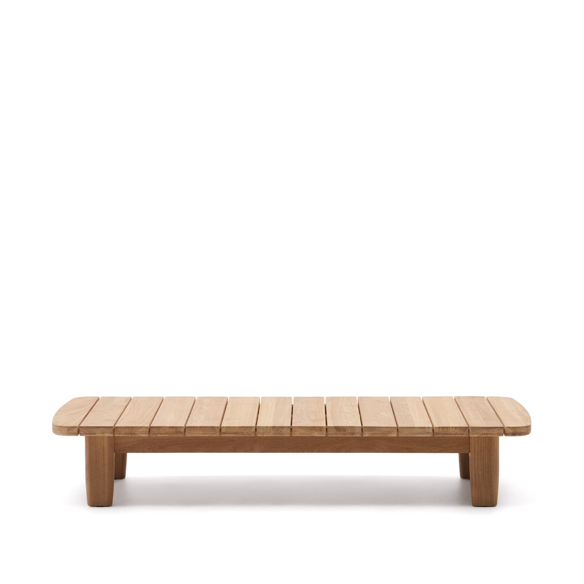 KAVE HOME Tirant soffbord i massiv teak 140 x 70 cm FSC 100%.