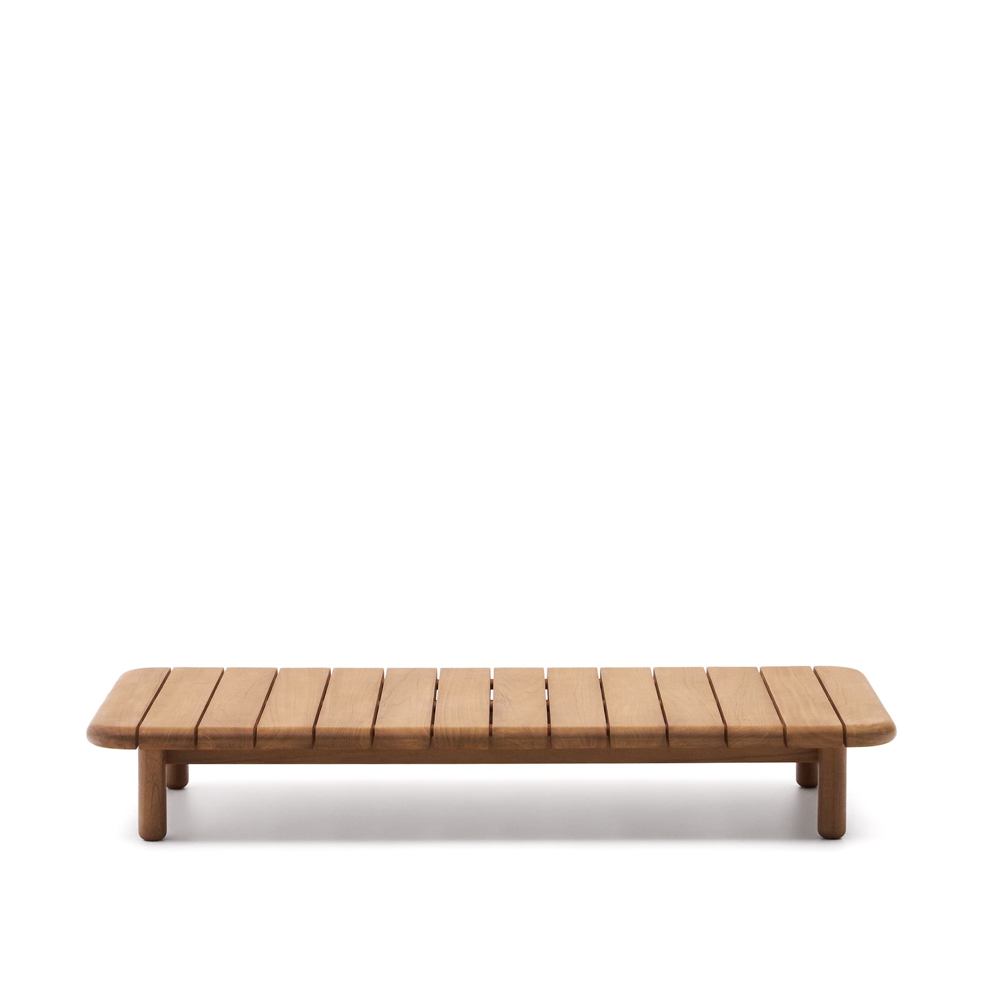 KAVE HOME Turqueta soffbord i massivt teak, 140 x 70 cm, FSC 100%.